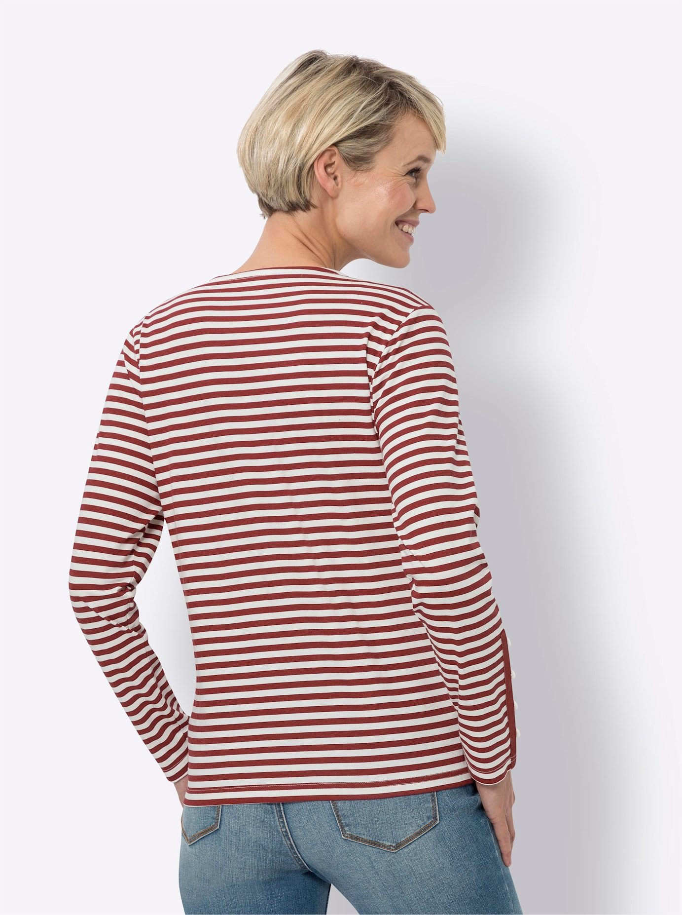 Classic Basics T-shirt Gestreept shirt (1-delig)