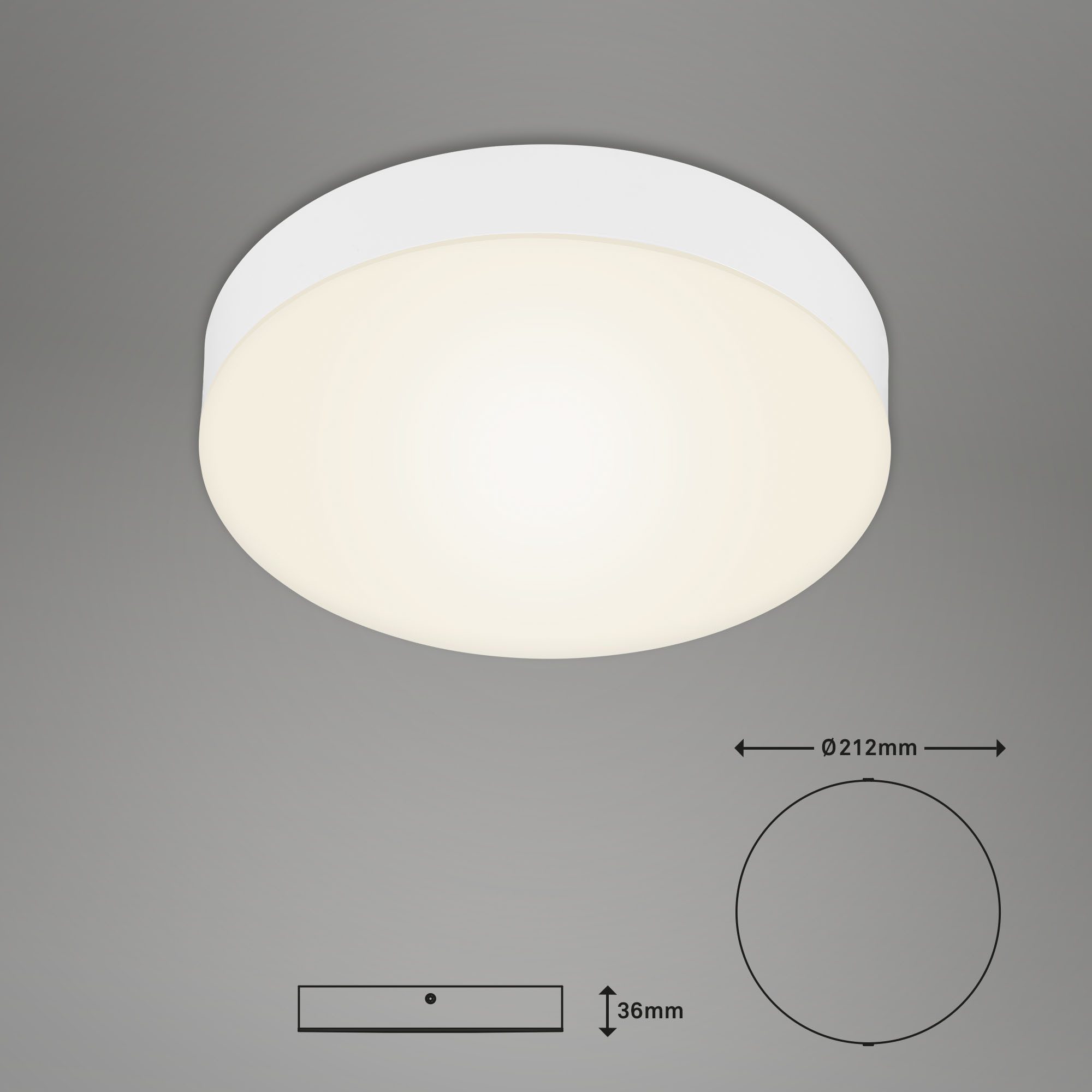 Briloner Leuchten Opbouwarmatuur Flame