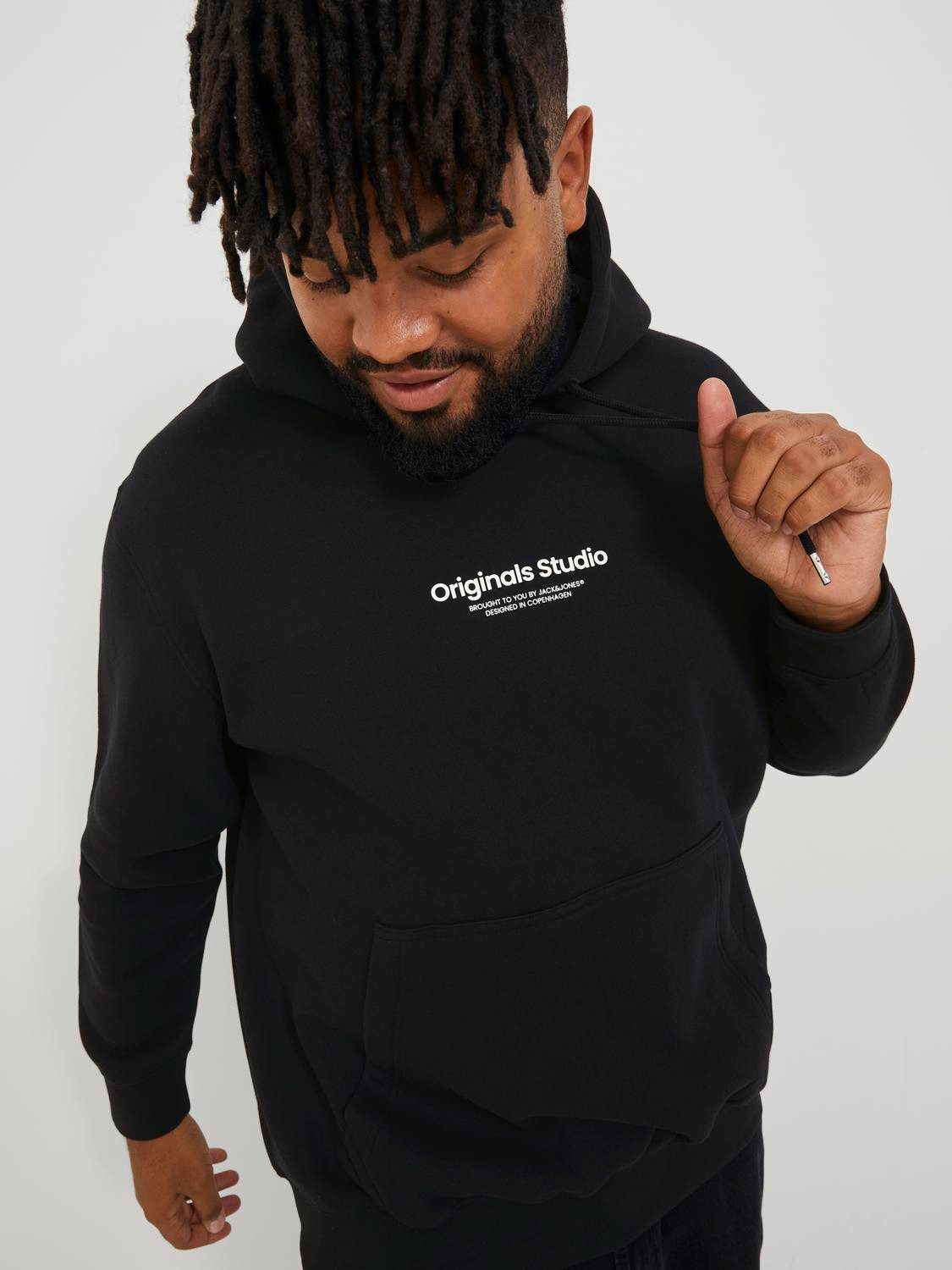Jack & Jones PlusSize Hoodie JORVESTERBRO SWEAT HOOD NOOS PLS