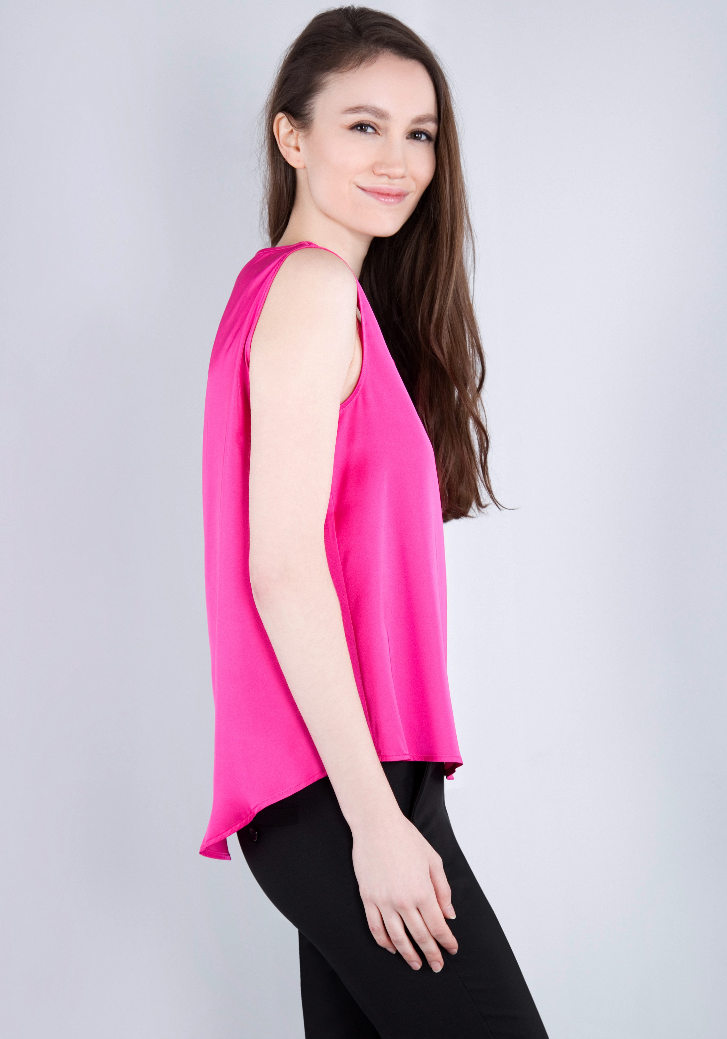 IMPERIAL Top in glanzende satijnkwaliteit