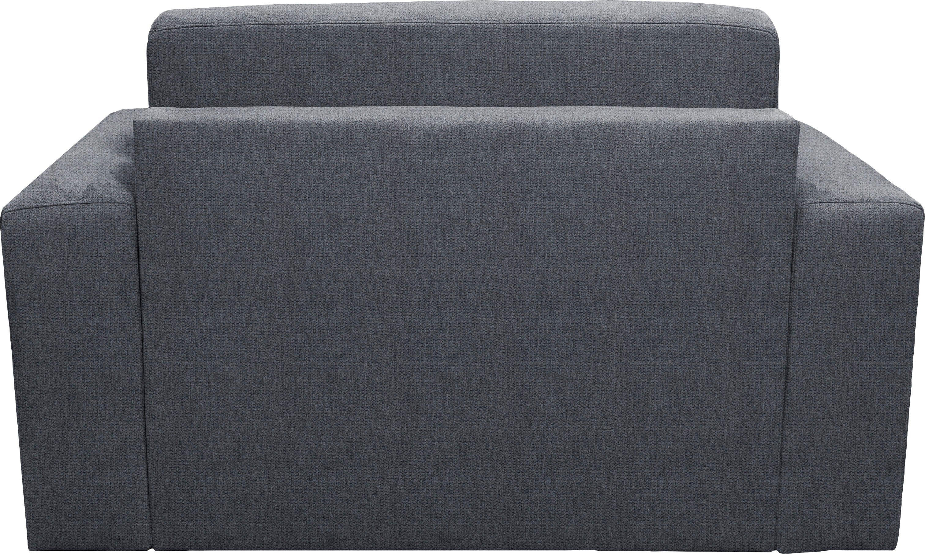 Home affaire Fauteuil Roma matras hoogte 140 cm Bedfunctie, met vering, Afmeting liggend ca. 83x198 cm