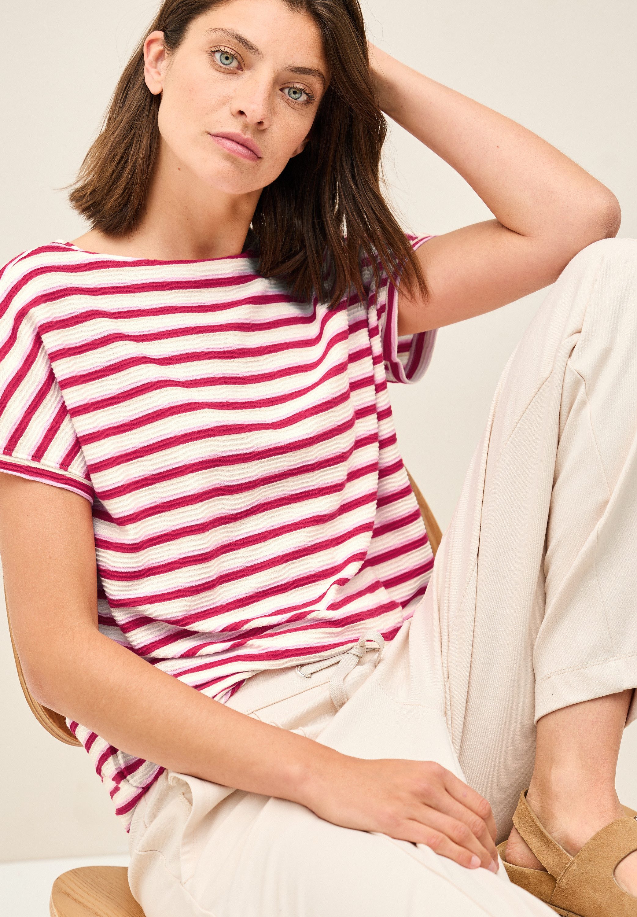 Cecil T-shirt met streepmotief
