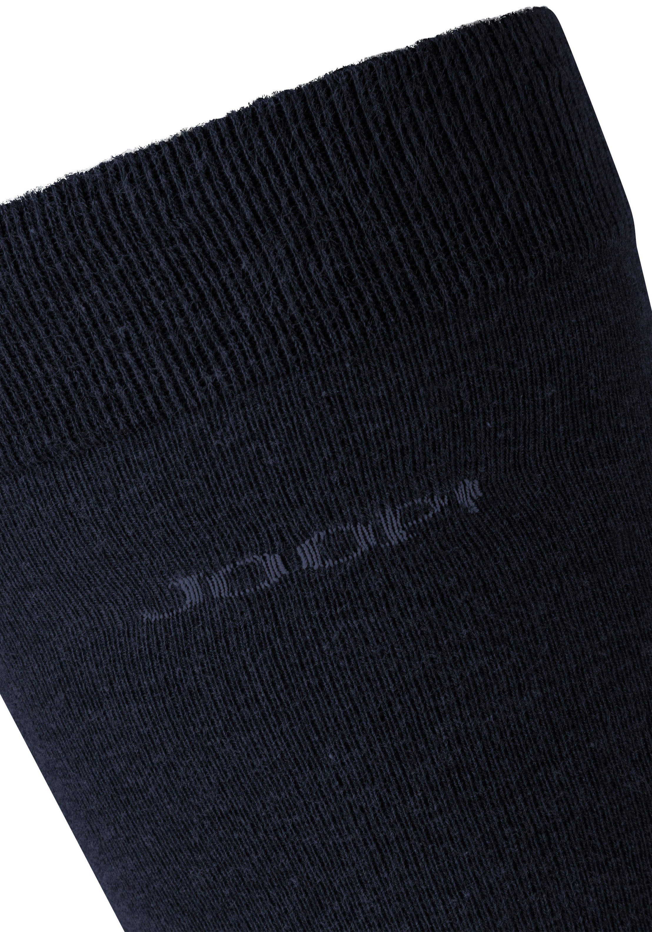 JOOP! Kniekousen Premium Essentials Met logo-opschrift bij de band (2 paar)