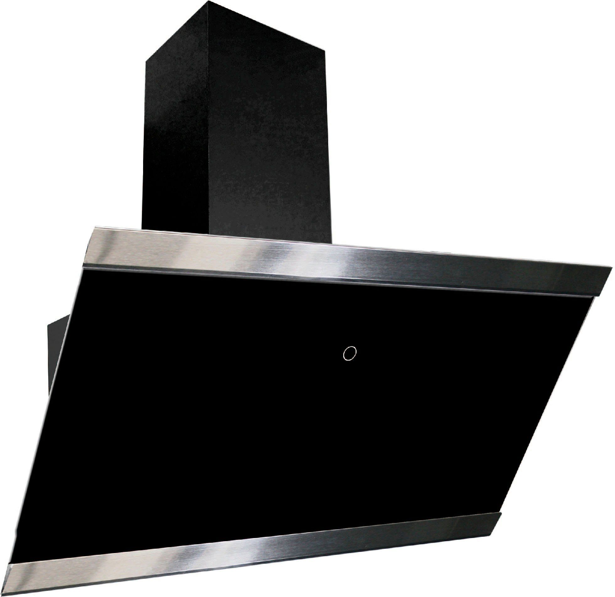 RESPEKTA Schuine wandkap 90 cm, 9 vermogensniveaus, led-verlichting, geschikt voor afzuiging en recirculatie