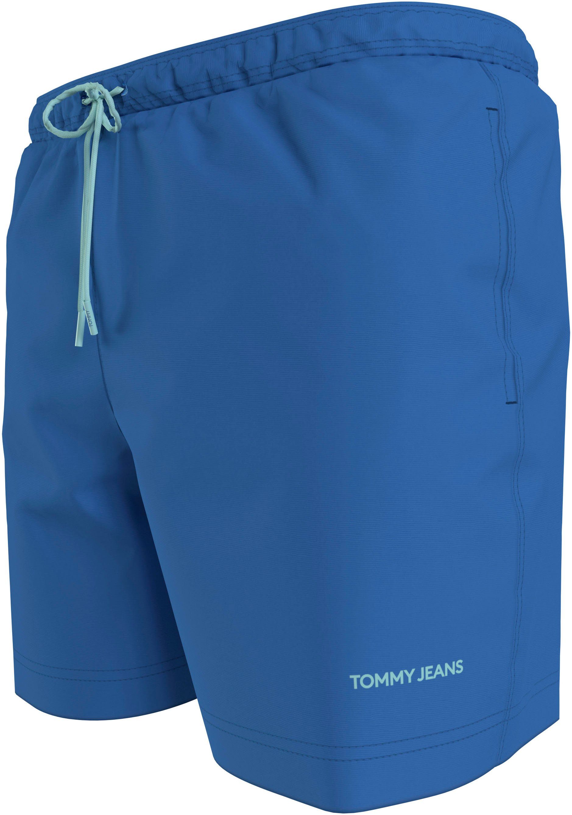Tommy Hilfiger Swimwear Zwemshort SF MEDIUM DRAWSTRING met een logo-opschrift
