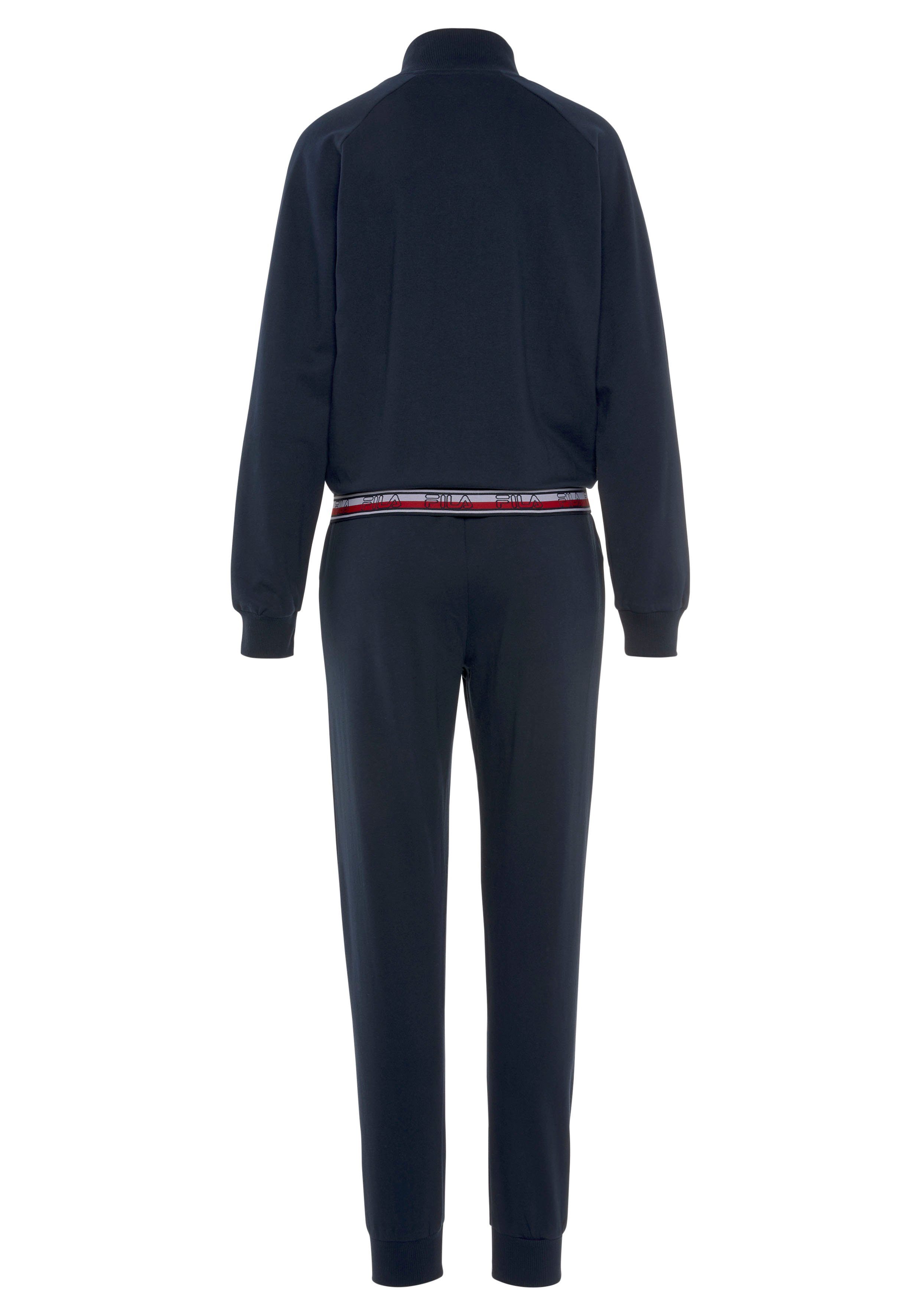 Fila Pyjama met details in contrastkleur (set, 2-delig)