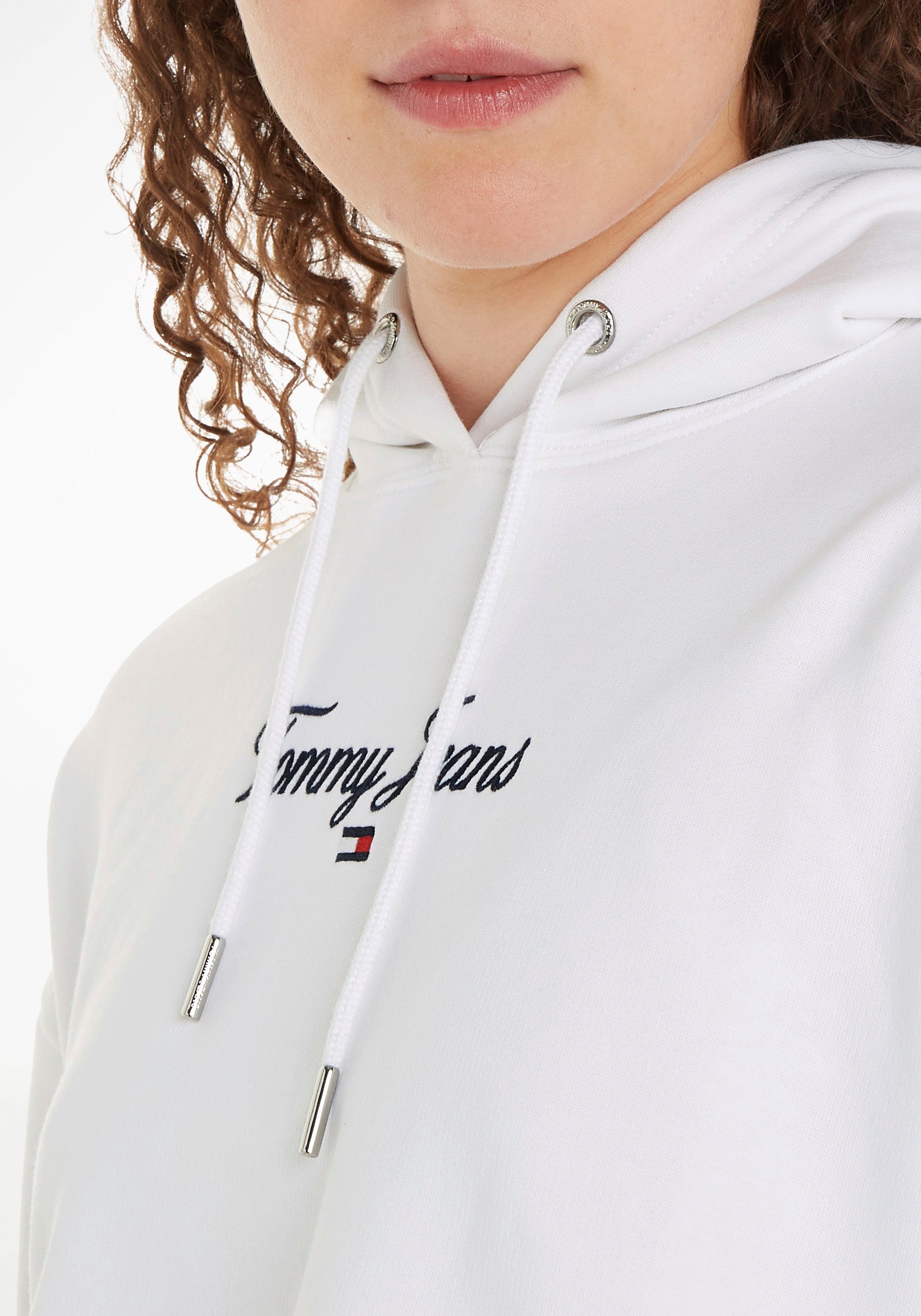 TOMMY JEANS Hoodie TJW CRP ESS 1 EMBRO HOODIE met geborduurd tommy jeans label