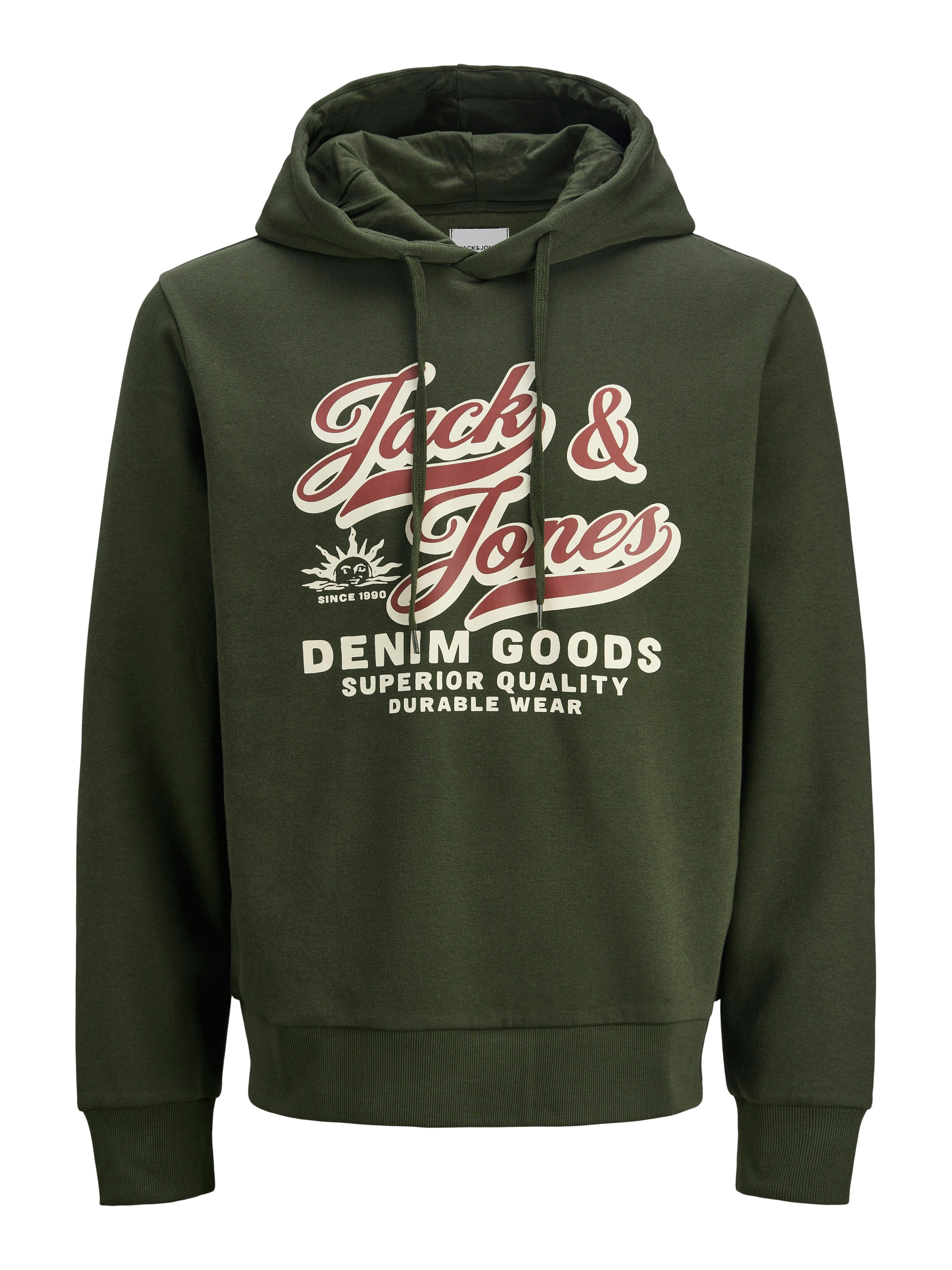 Jack & Jones Hoodie JJELOGO SWEAT HOOD 2 COL 25/26 NOOS