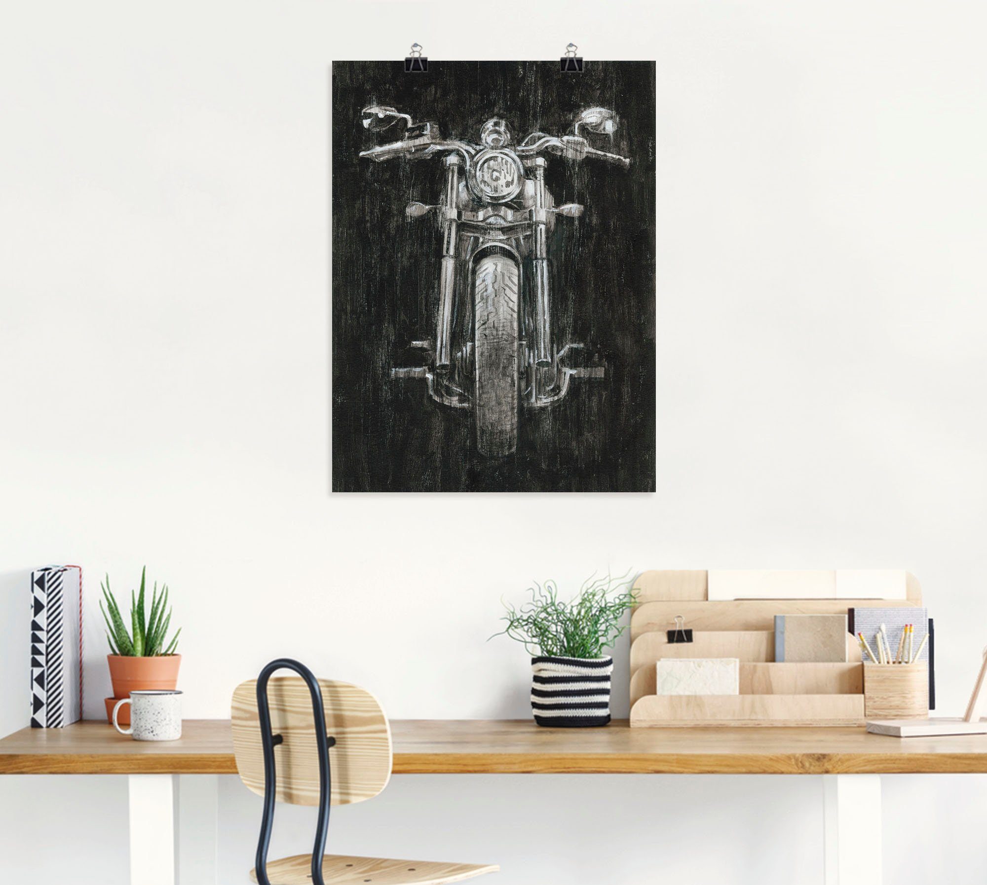Artland Artprint Ijzeren paard I als poster, muursticker in verschillende maten