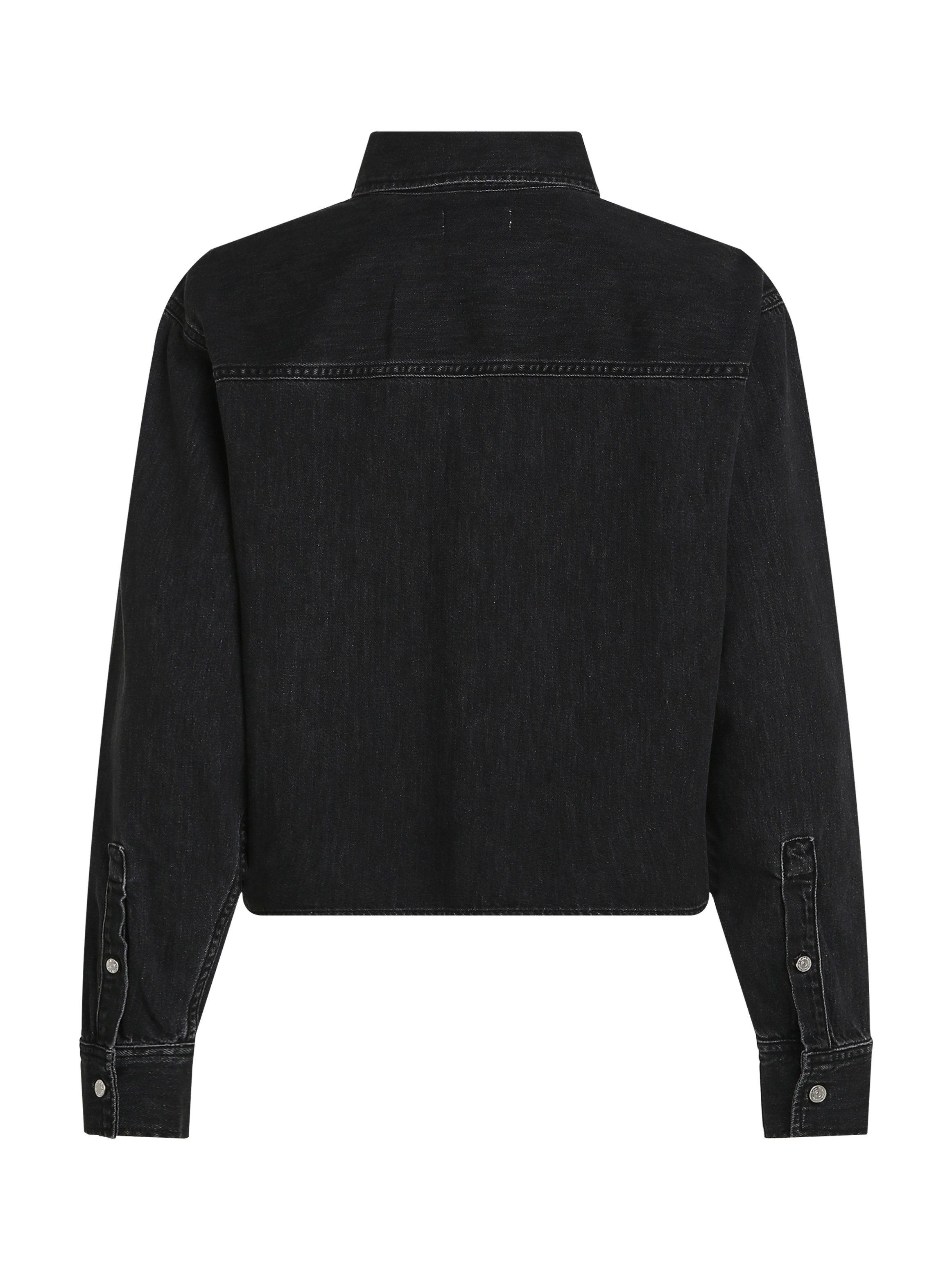 Calvin Klein Jeans blouse CROPPED DAD DENIM SHIRT