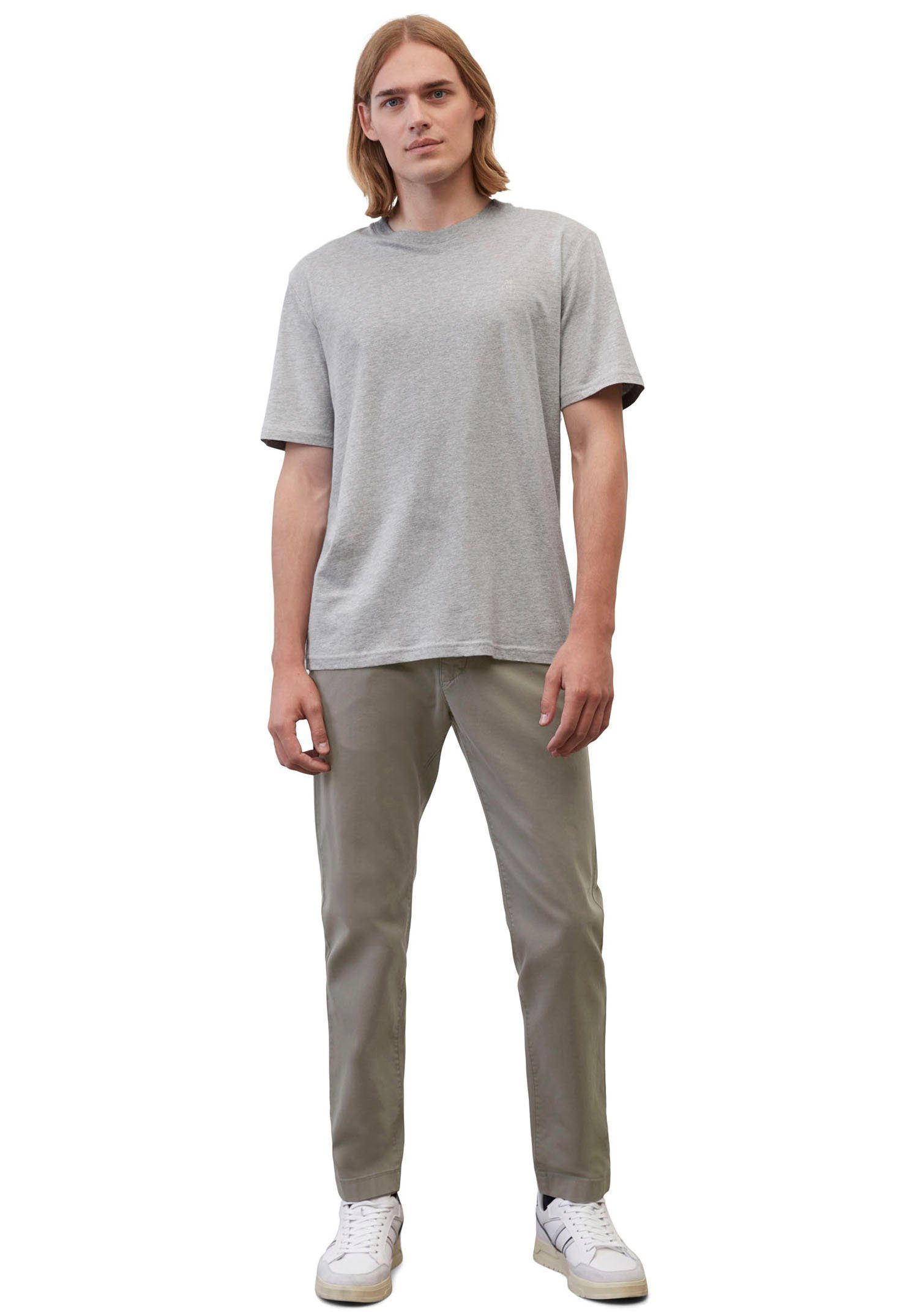 Marc O'Polo T-shirt Logo-T-shirt van bio-katoen