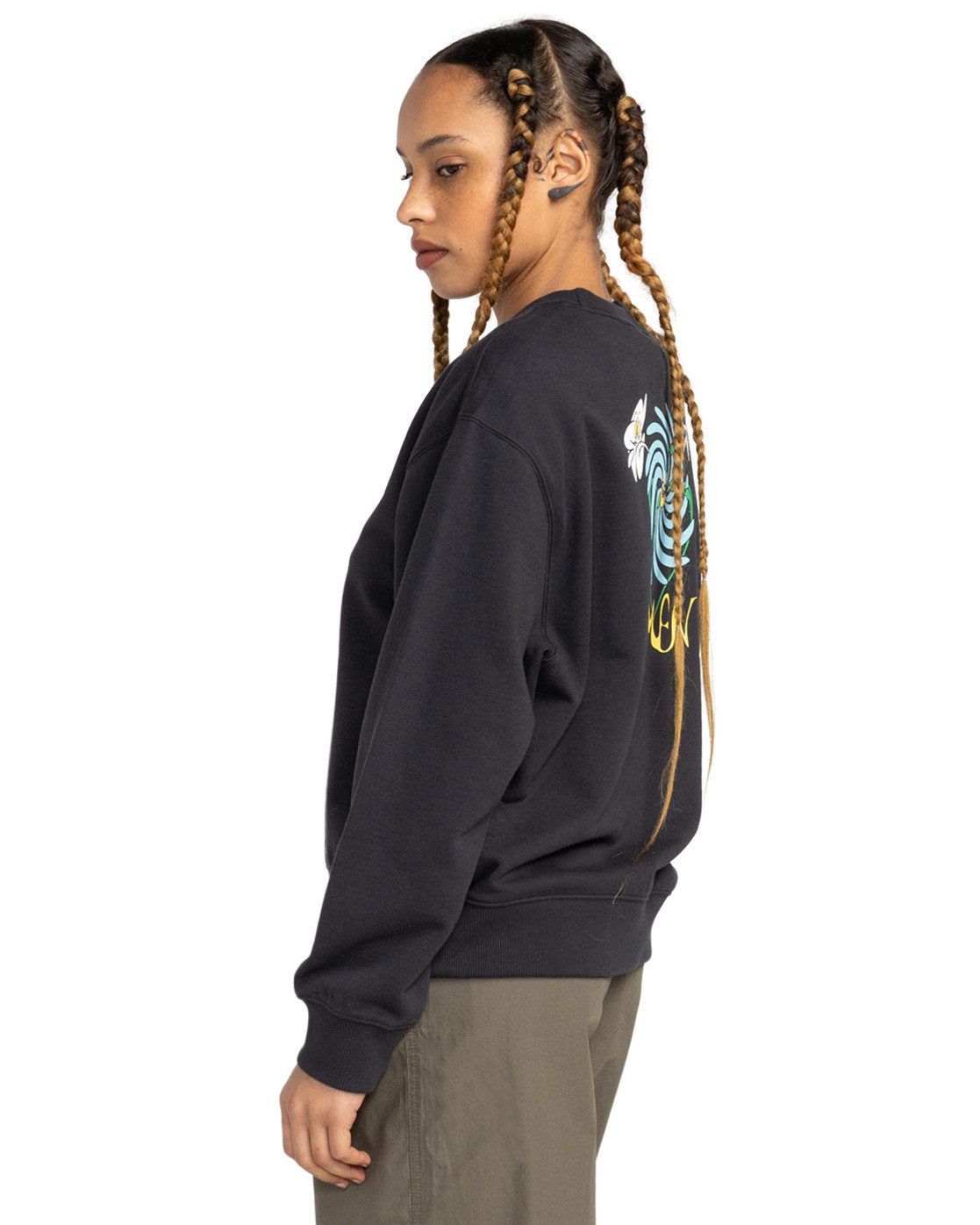 Element Sweatshirt Swirl Flower