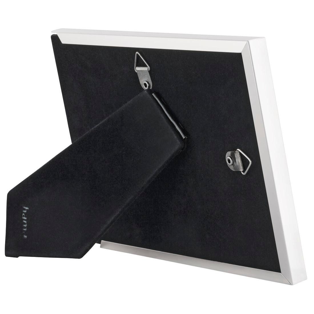 Hama Fotolijst 10 x 15 cm voor 1 foto, om op te hangen en te plaatsen, zilverkleur