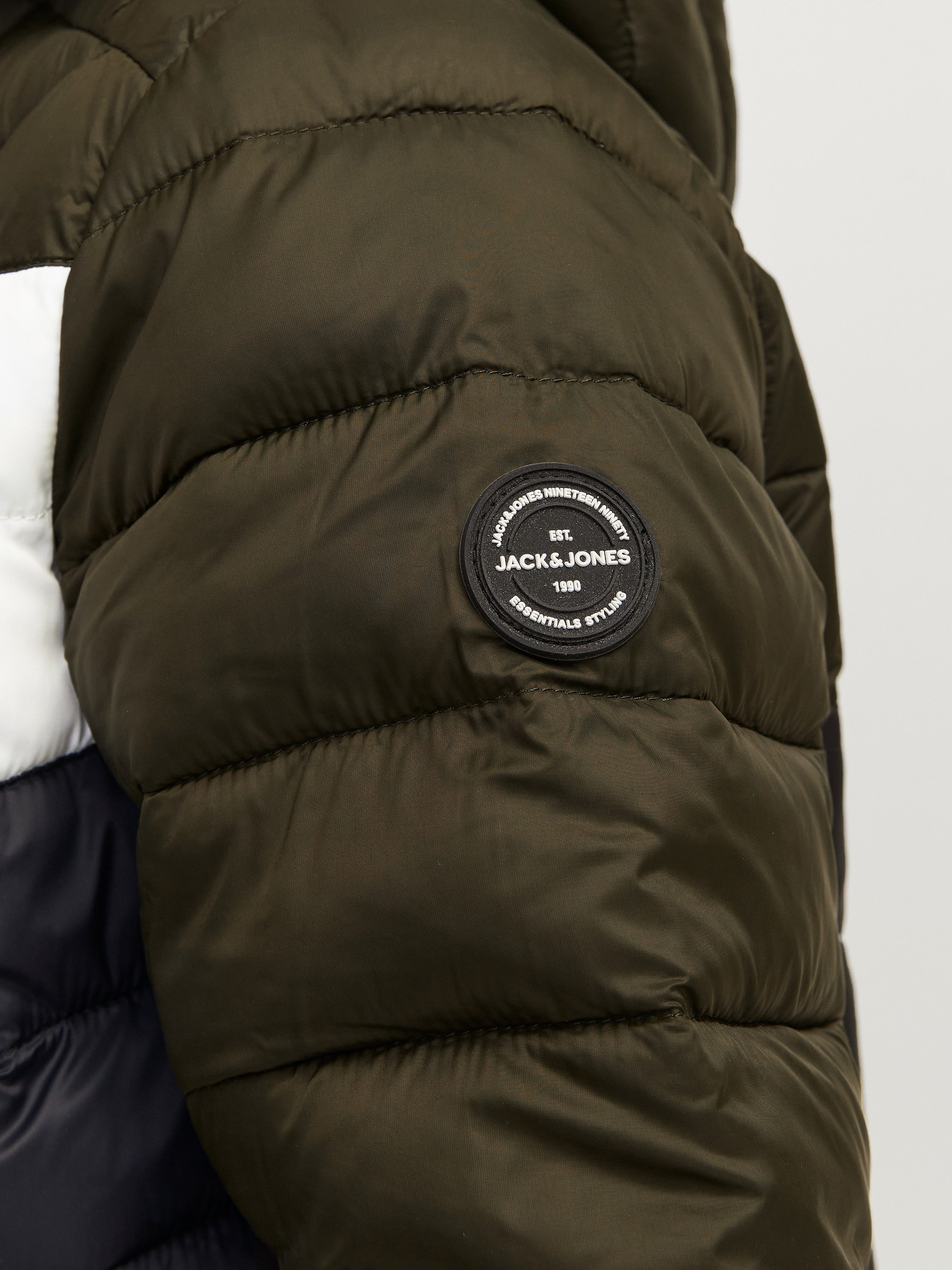 Jack & Jones Junior Gewatteerde jas JJESPRINT PUFFER HOOD NOOS JNR