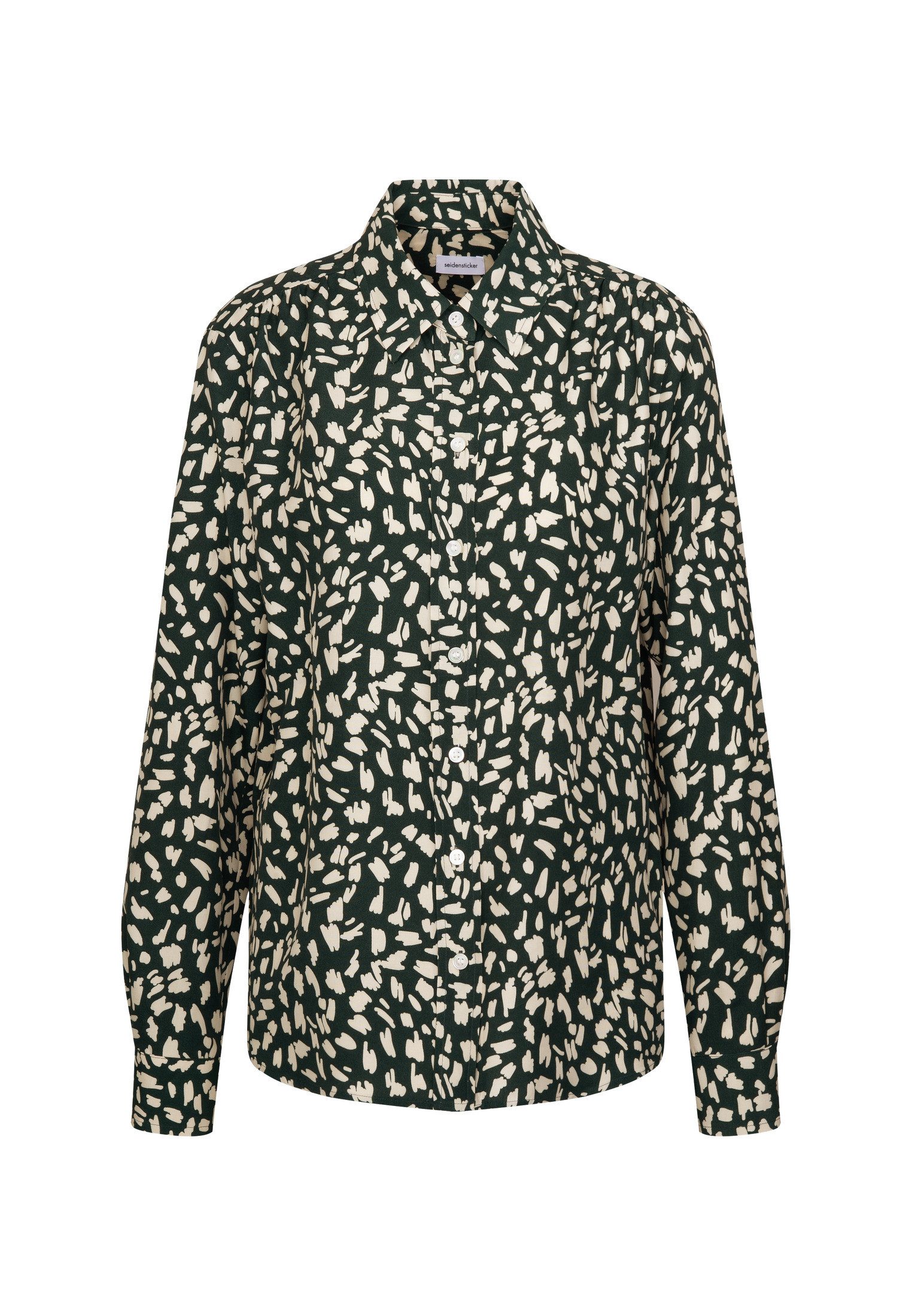 seidensticker Overhemdblouse Zwarte roos