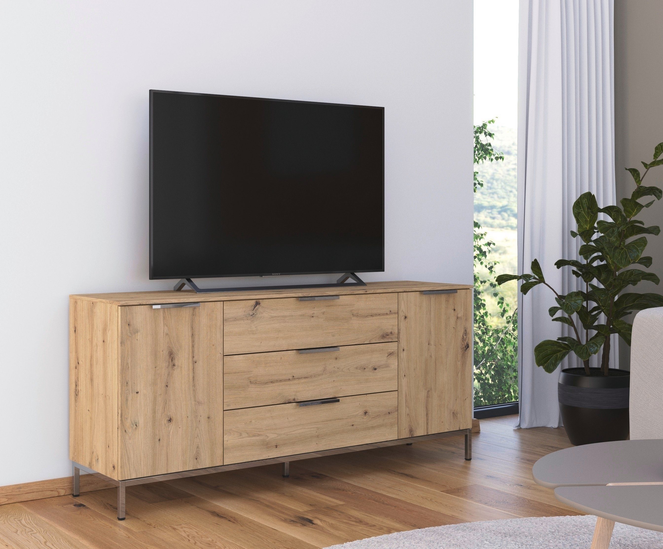 rauch Kast met laden en deuren Flipp 2 deurs met 3 laden en soft-close functie