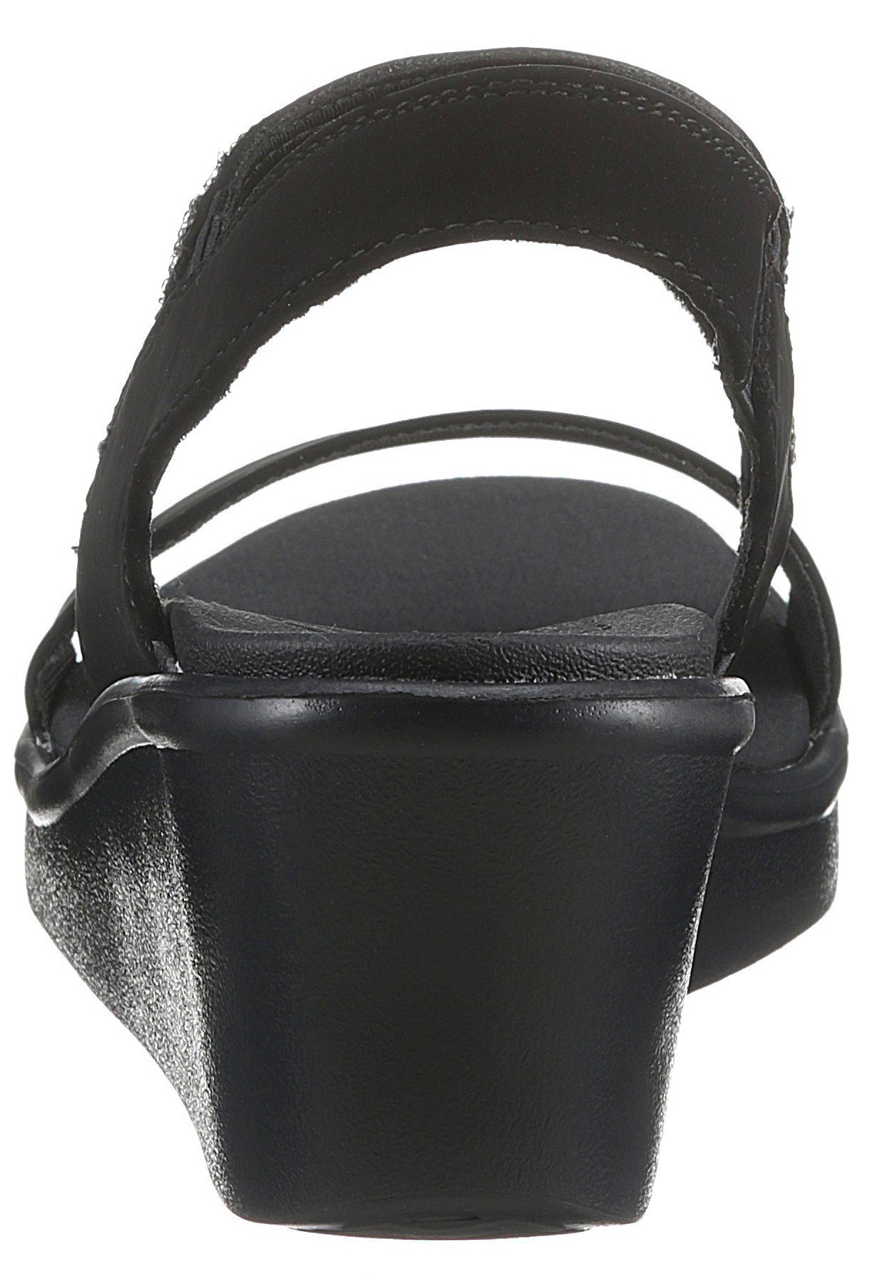 Skechers Sleehaksandaaltjes RUMBLE ON CHART TOPPER zomerschoen, sandaal, sleehak, met elastische bandjes