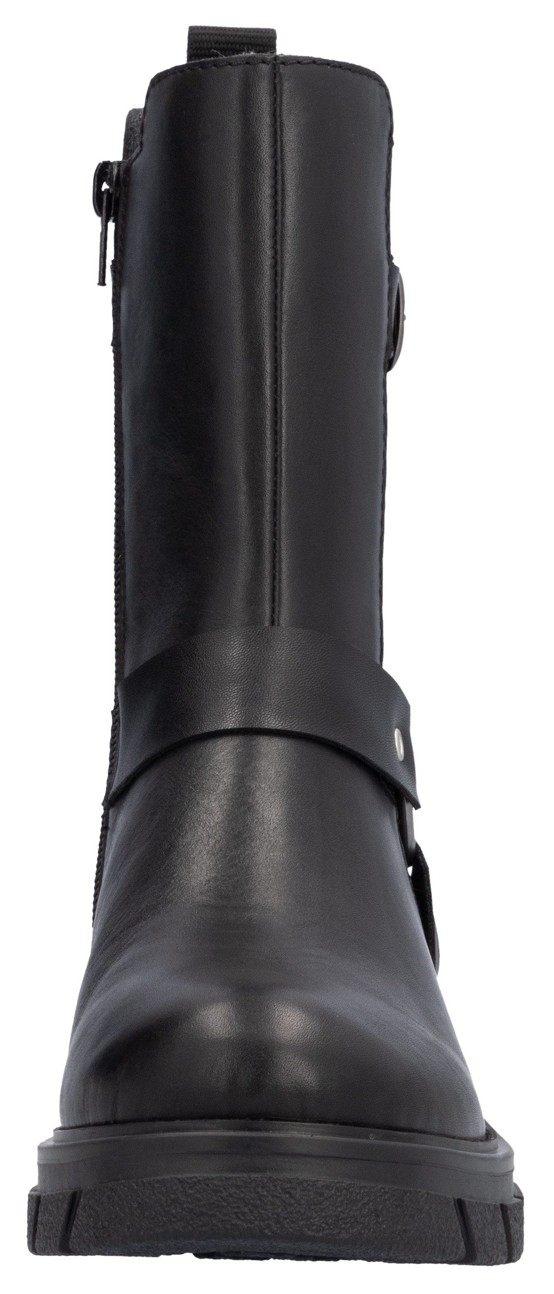 Rieker Chelsea-boots bikerboots, instap enkellaars met binnenrits