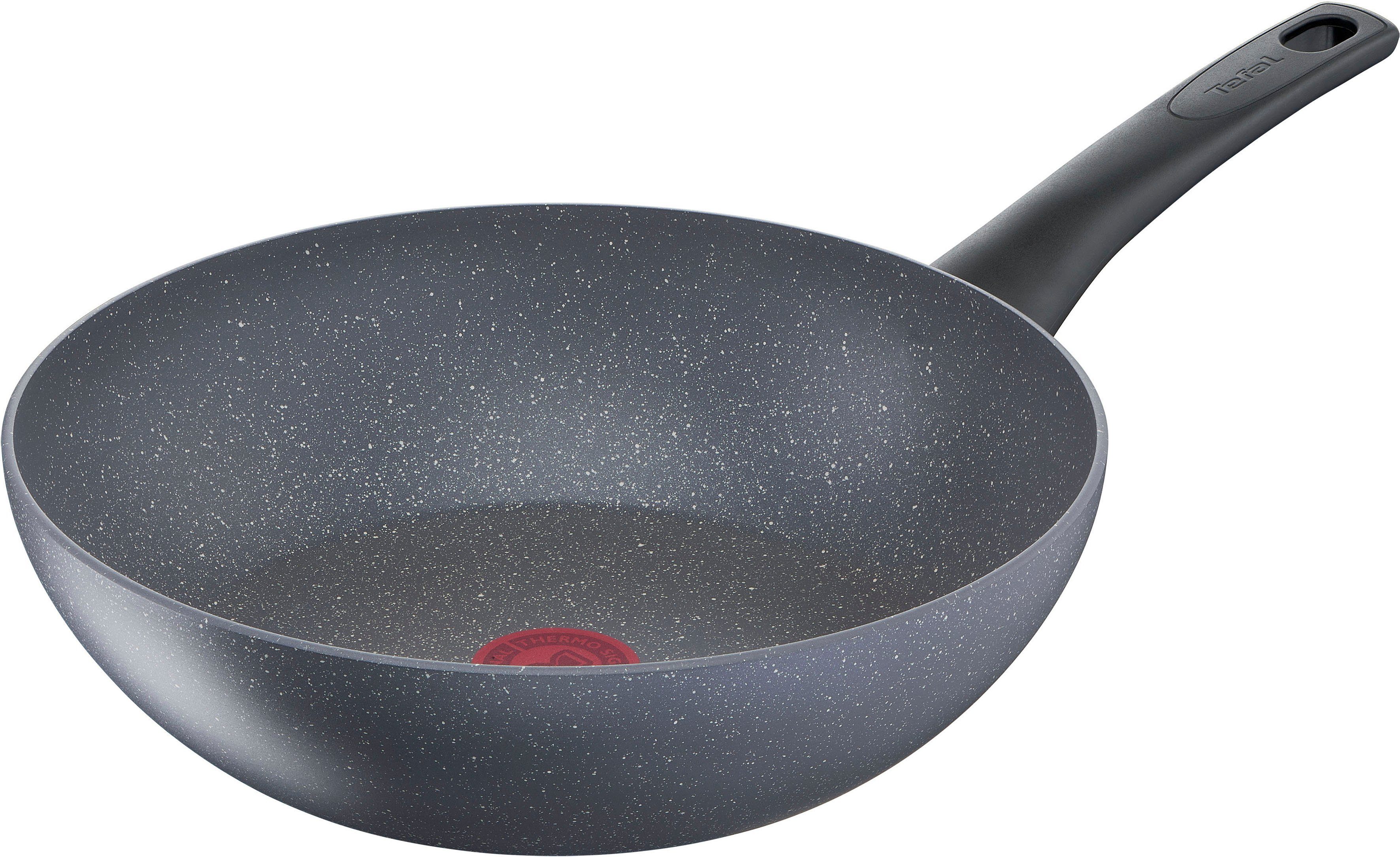 Tefal Wok Healthy Chef Mineralia+ coating, thermo-signaal, Ø 28 cm, inductie (1-delig)