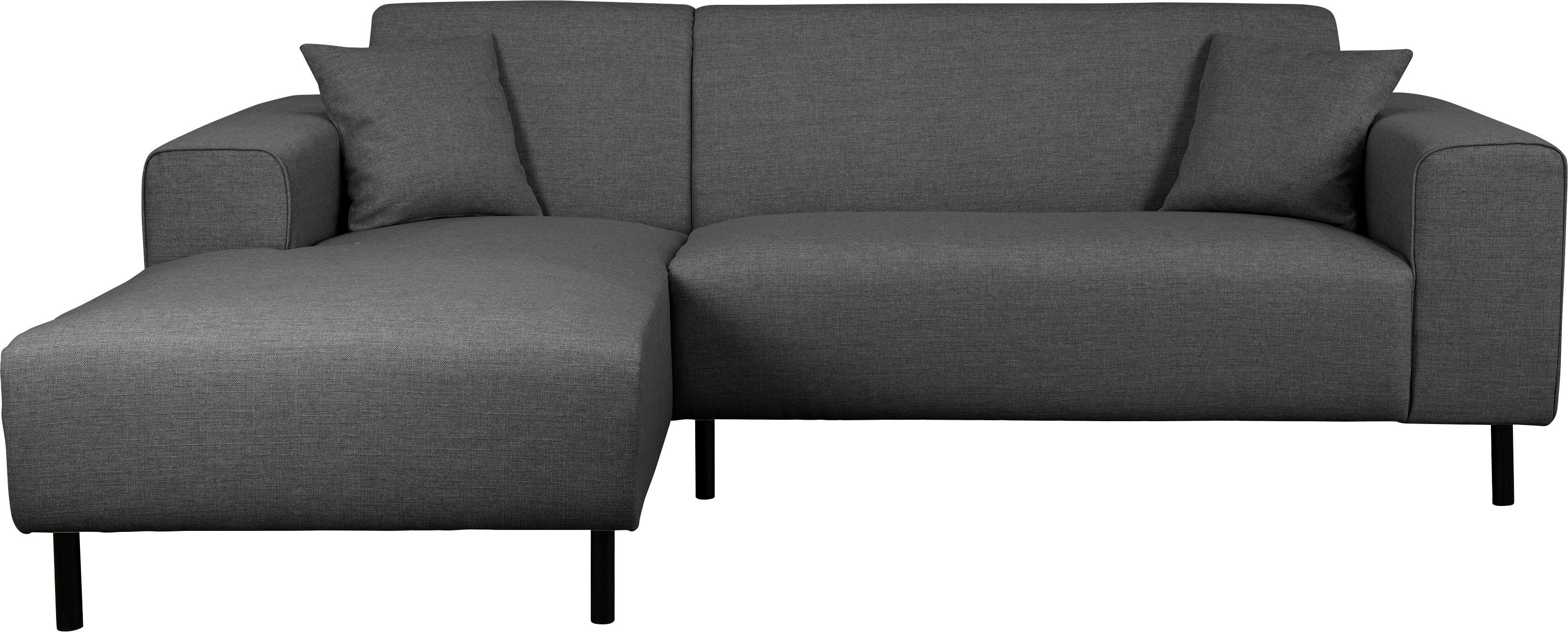 Home affaire Hoekbank ARROS L-vorm met golfondersteuning, afmetingen B/D/H: 235/163/81 cm incl. sierkussens, met recamiere rechts/links bestelbaar, ook in cord