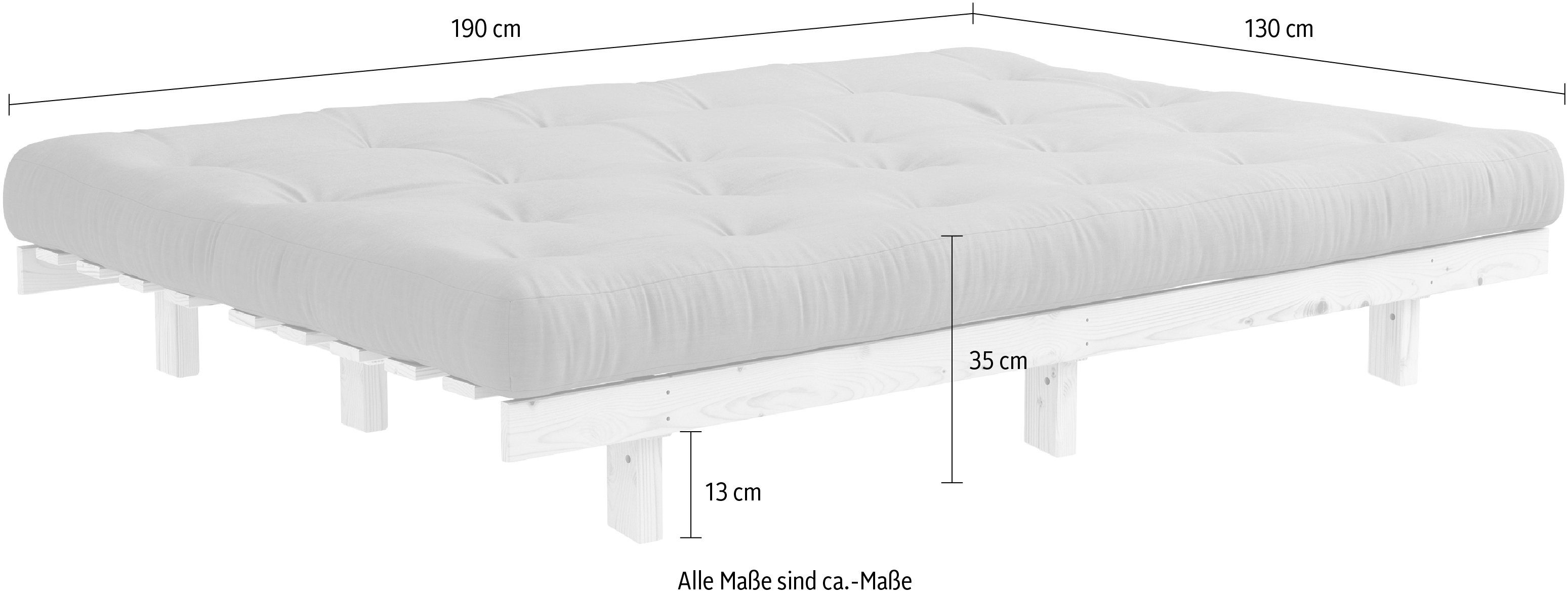 Karup Slaapbank Lean met slaapfunctie en futonmatras (2 stuks)