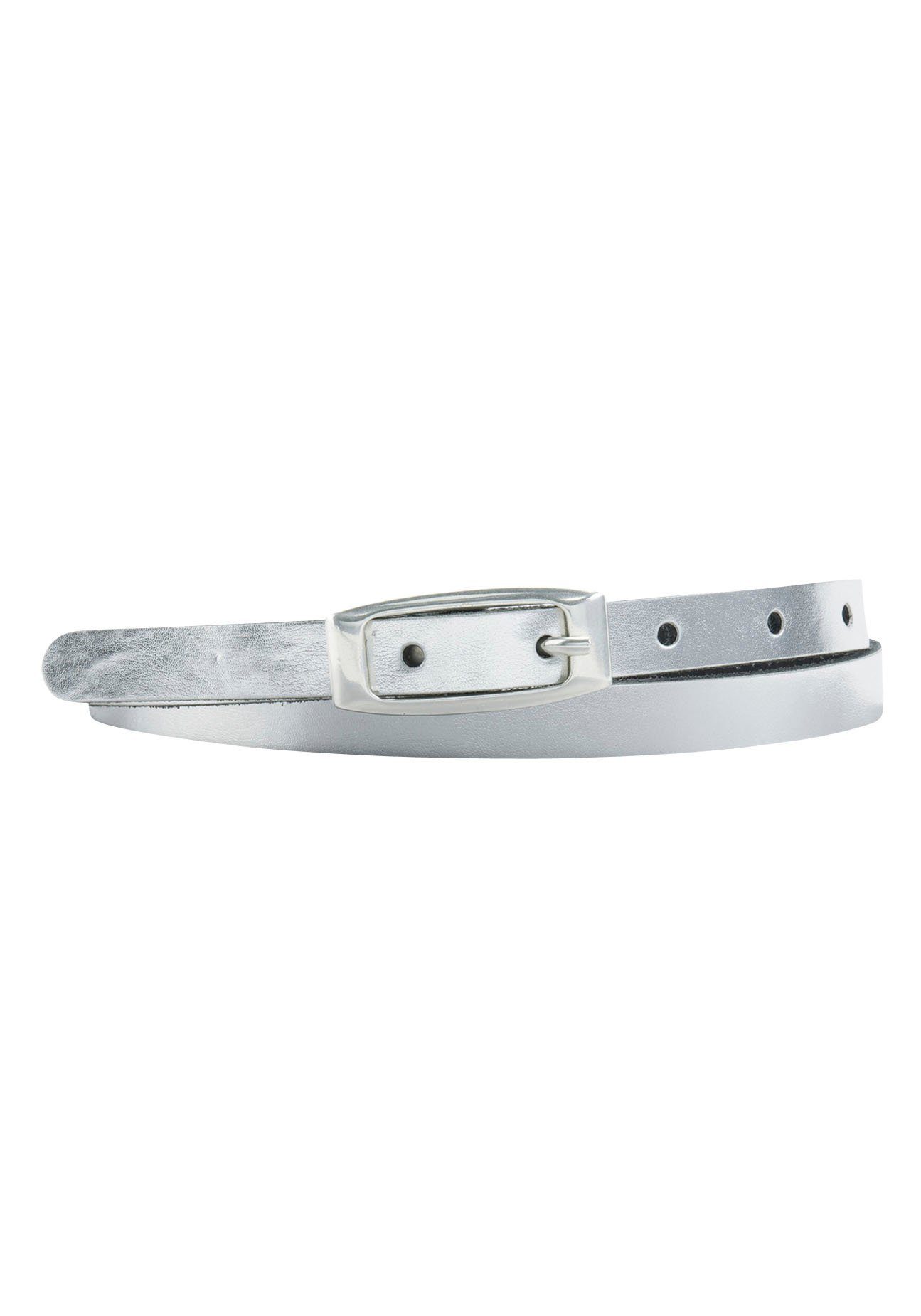BERND GÖTZ Leren riem in elegante, smalle look
