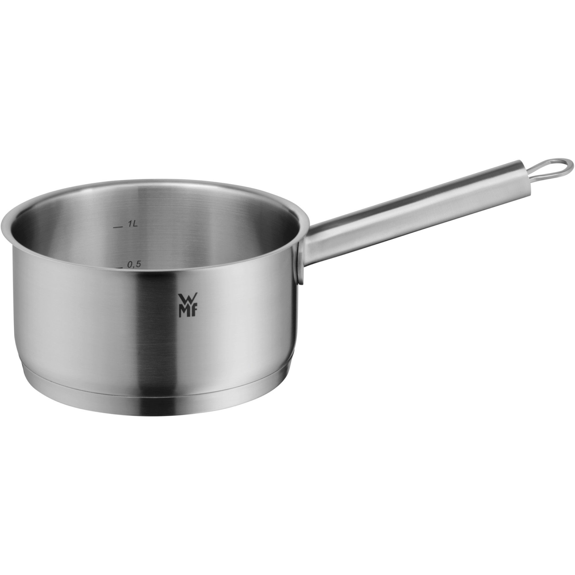 WMF Pannenset Comfort Line Inductie, kookpan set met glazen deksel, gematteerd Pannen set stapelbaar, geschikt voor alle soorten fornuizen, binnenschaalverdeling (set, 5-delig)