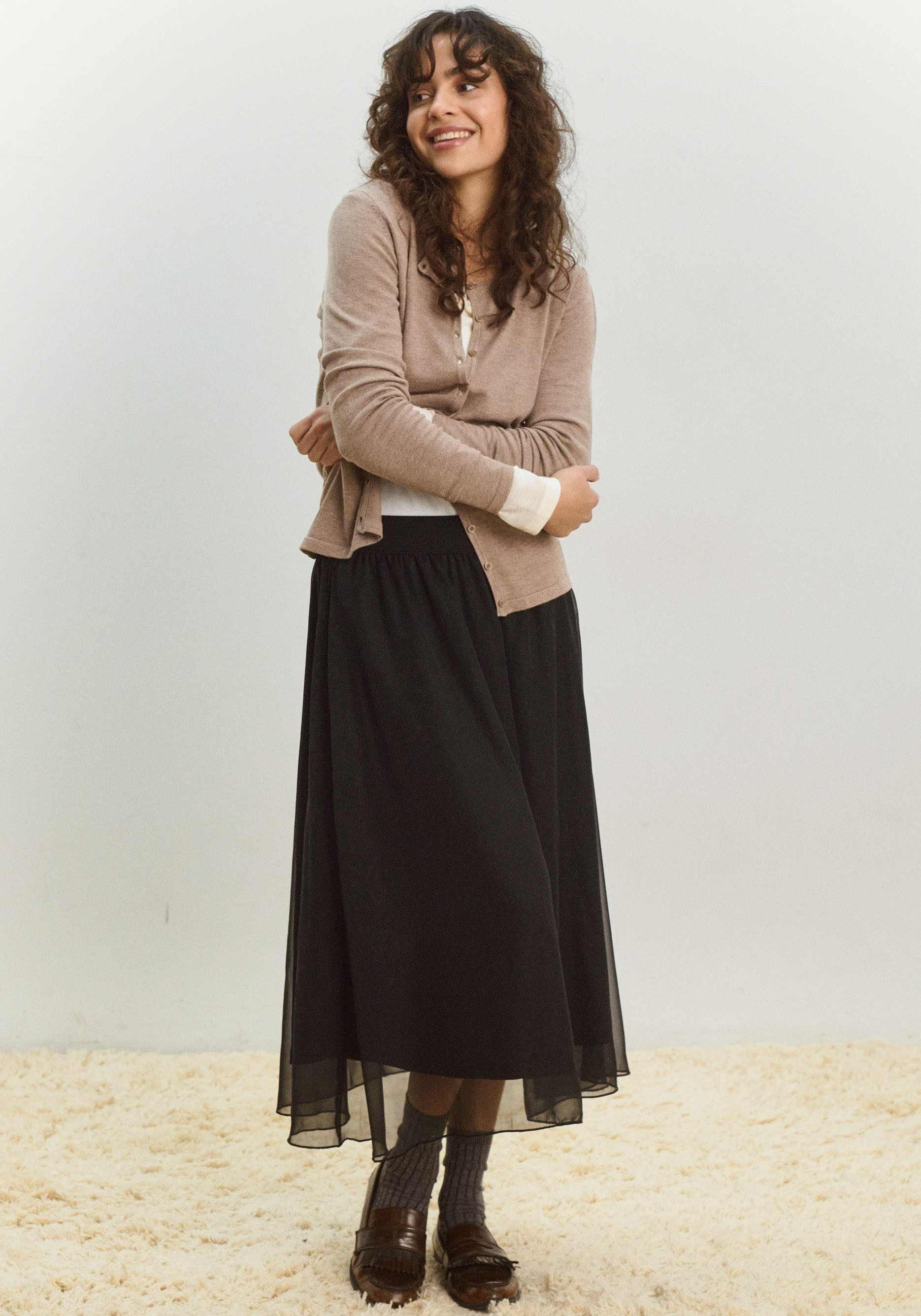Saint Tropez Vest A8661, MilaSZ R-Neck Cardigan