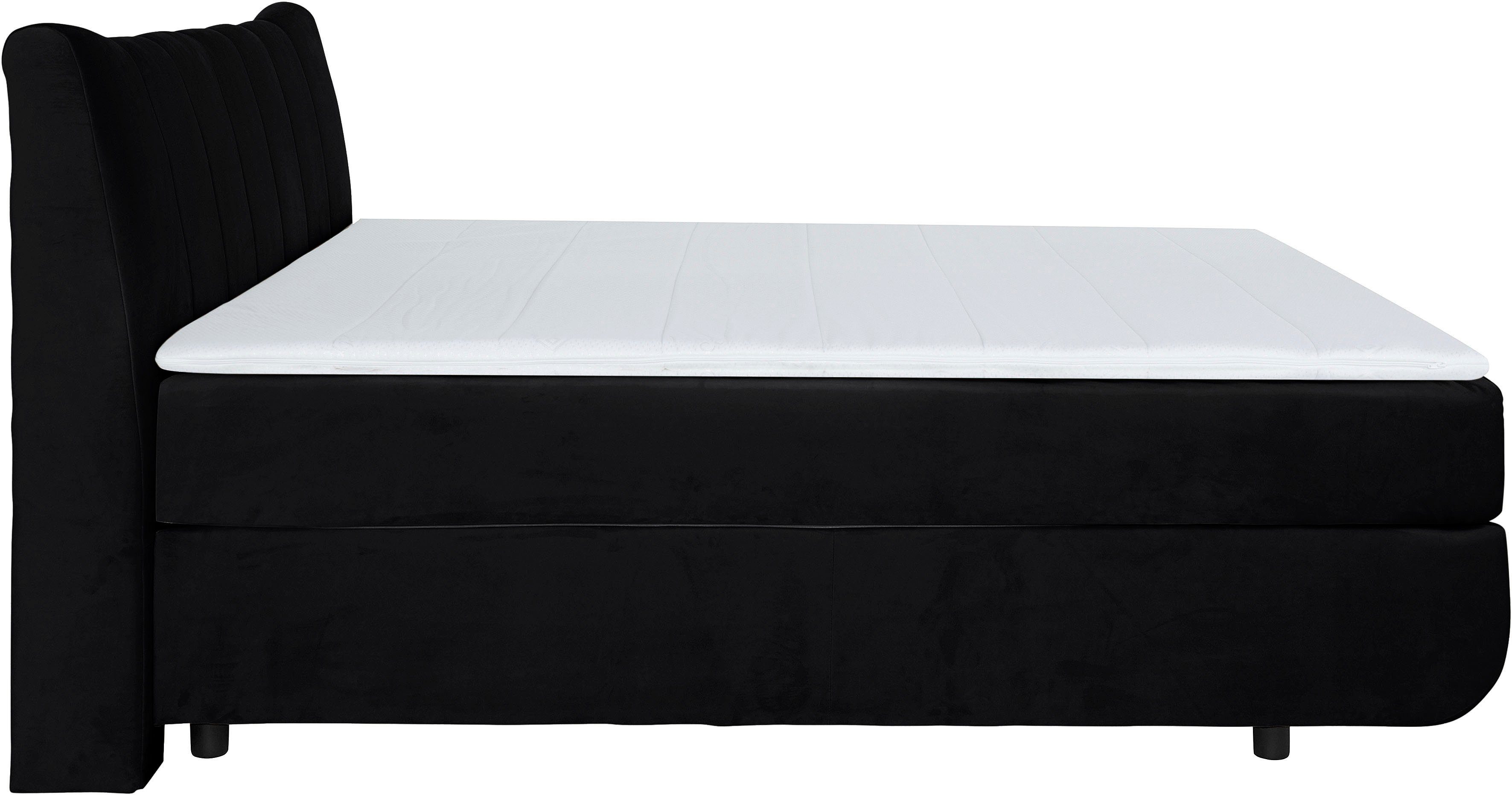 Leonique Boxspring Océane Los van de vloer- werkt vrijzwevend, verschillende hardheden (ook H4)