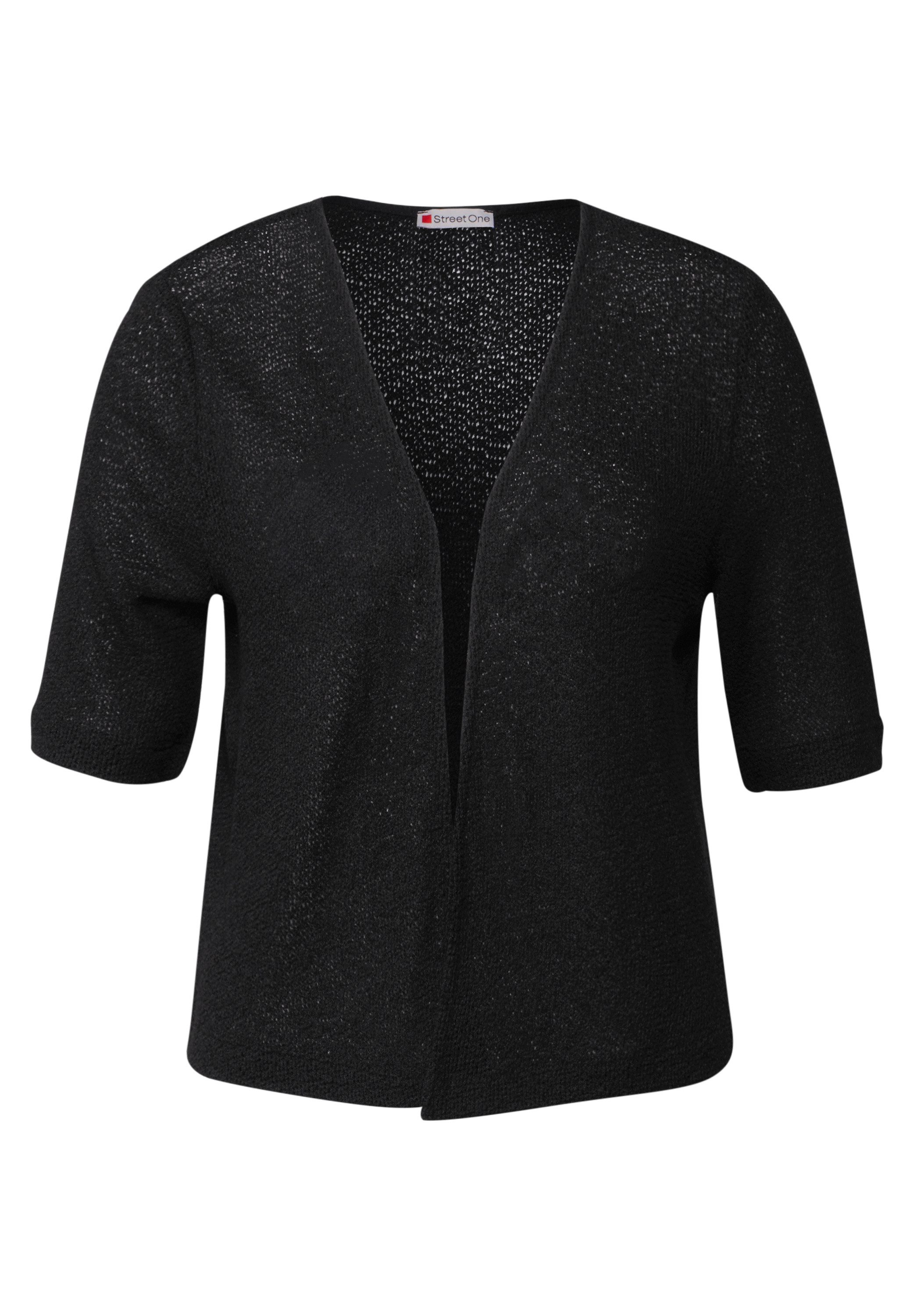 STREET ONE Shirtjasje in brei-look