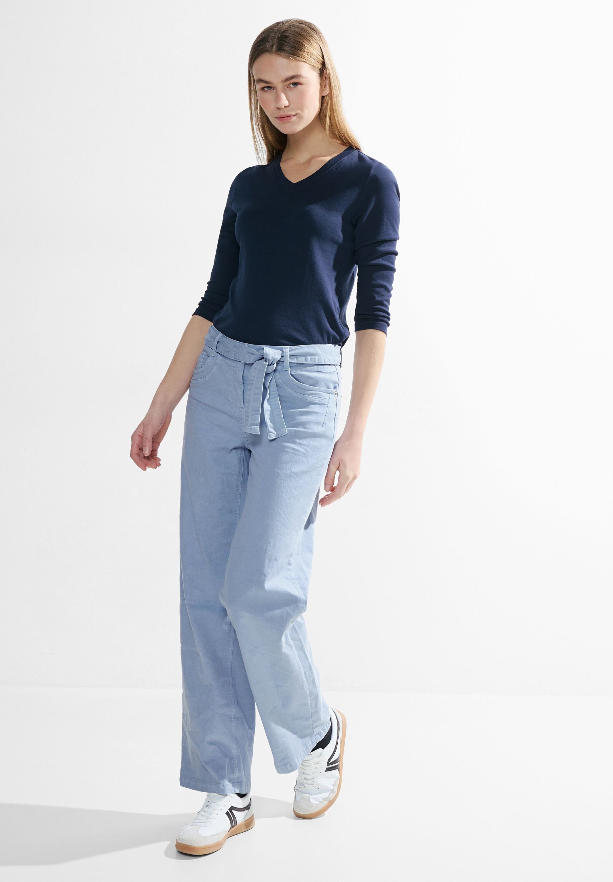 Cecil Comfort fit jeans met contrasterende stiksels