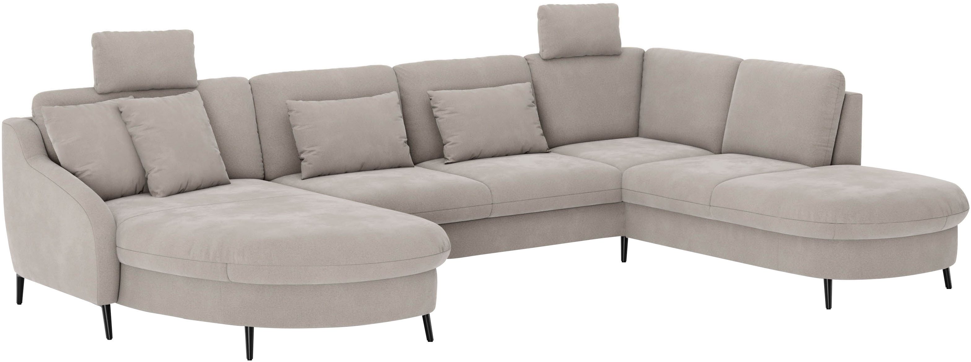 sit&more Zithoek Soul U-model optioneel met bed en bedlade