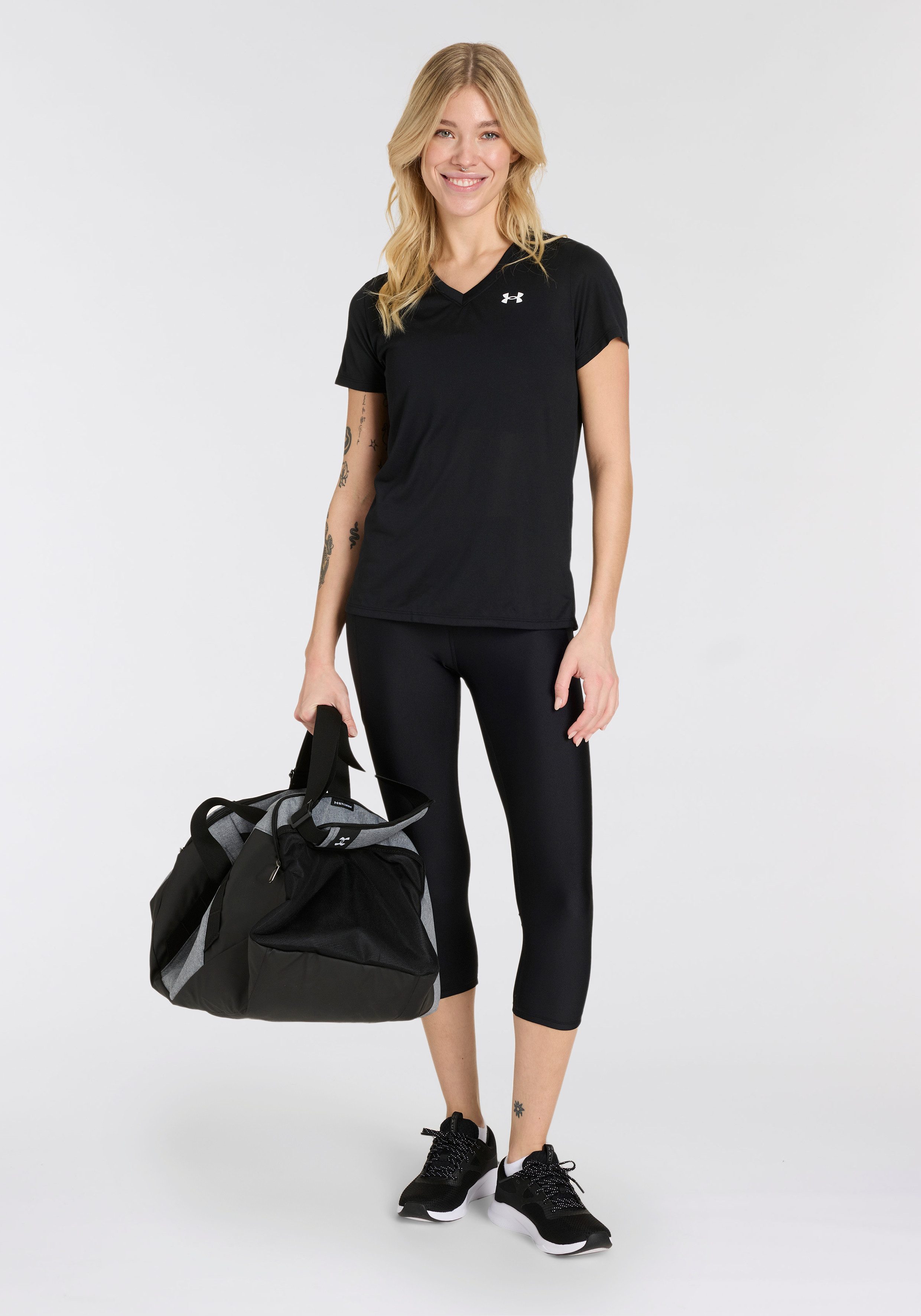 Under Armour® 3/4 legging Tech Perfect voor de warme dagen. Houdt je koel en droog.