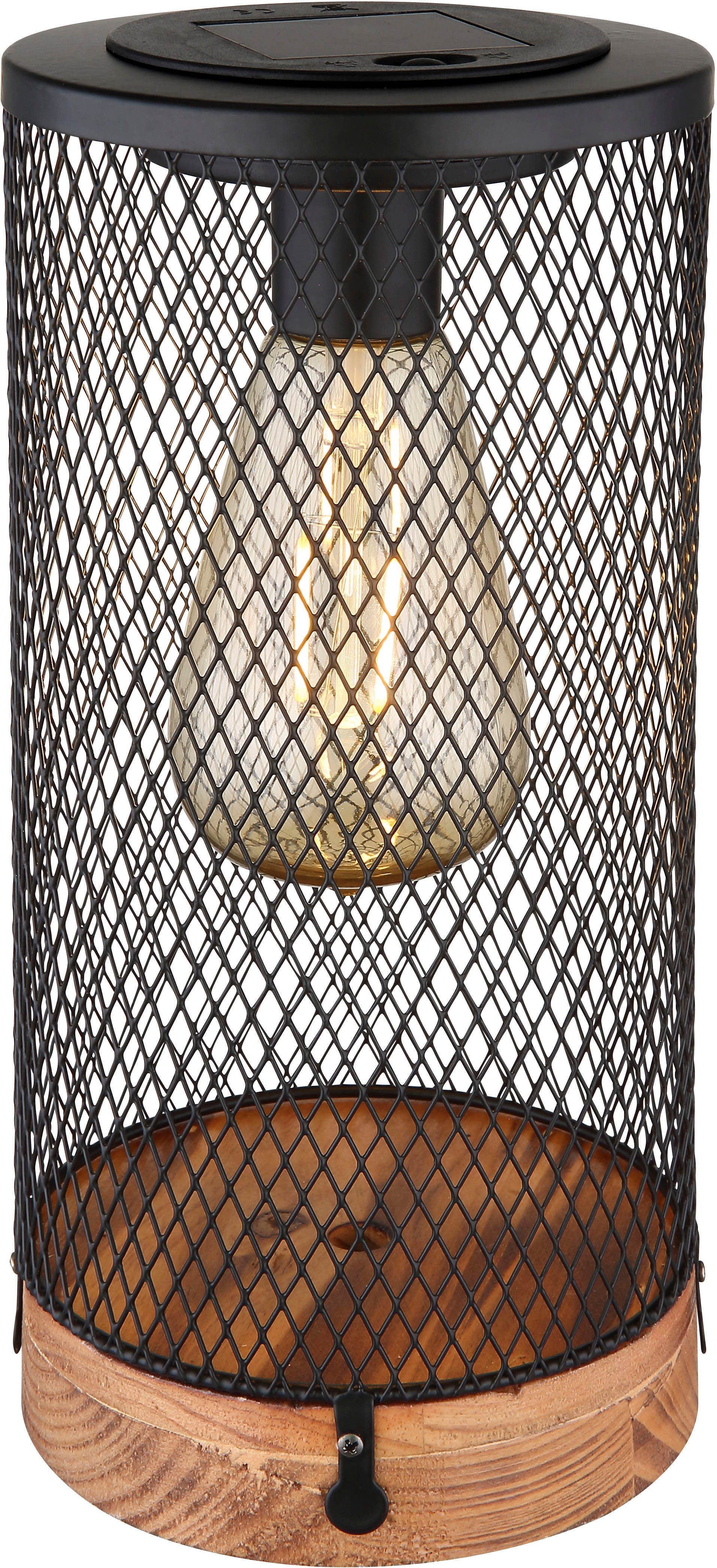 Globo Lightning Led-solarlamp ZONNE-ENERGIE LAMP HOUT NATUURKLEUREN, 1XLED