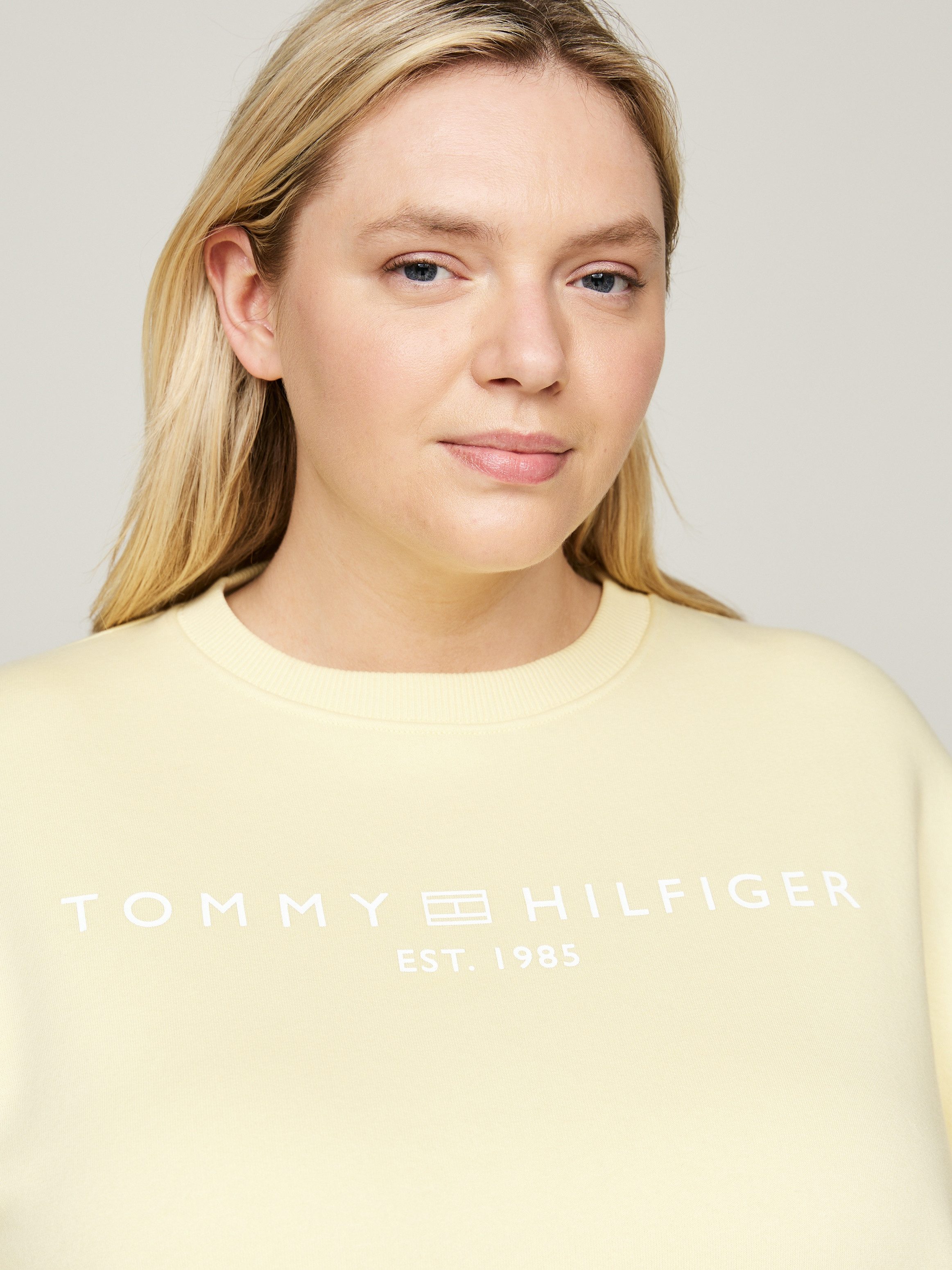 Tommy Hilfiger Curve Sweatshirt CRV MDRN REG CORP LOGO SWTSHRT