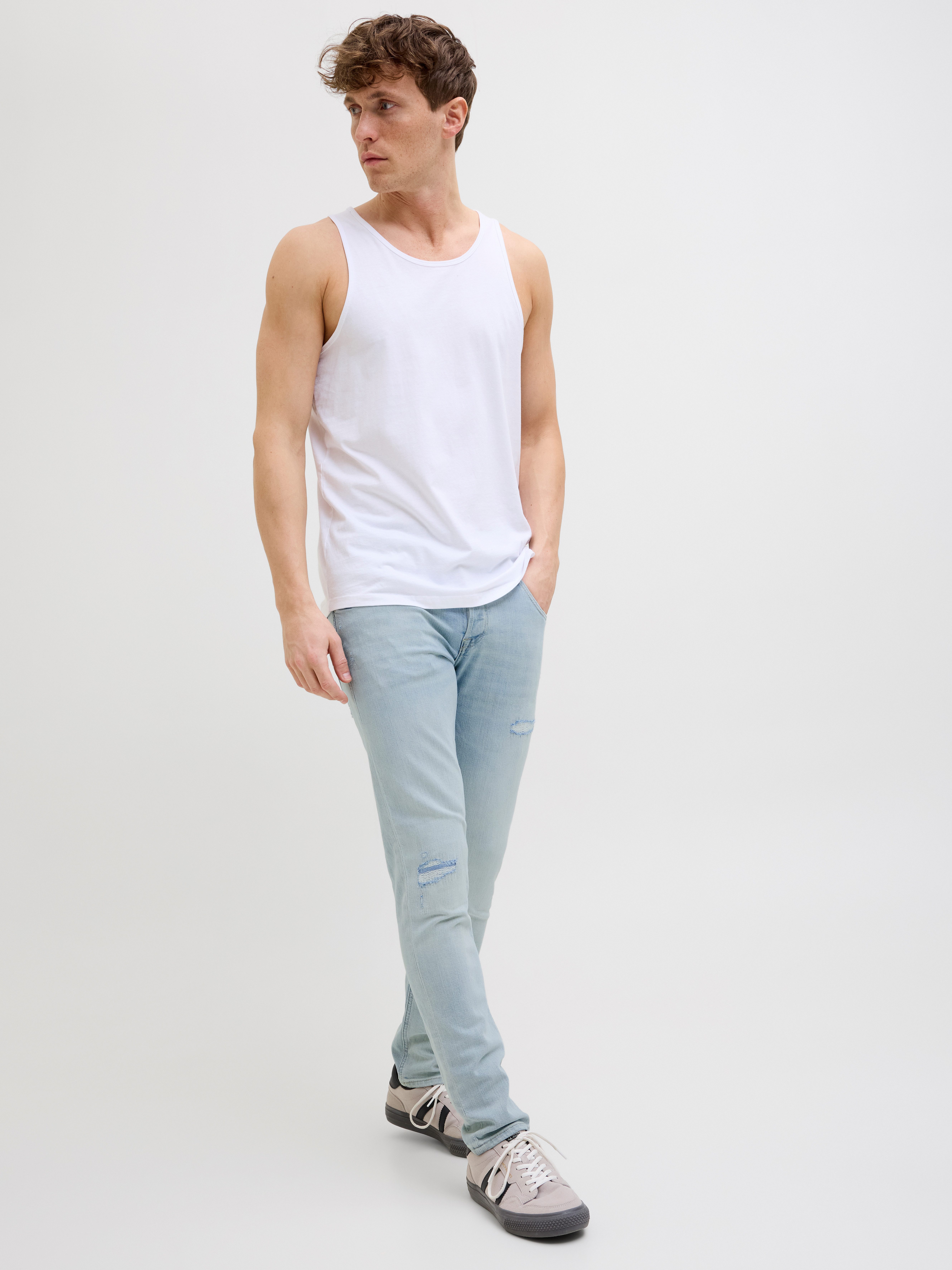 Jack & Jones Slim fit jeans JJIGLENN JJCOLE AM 672 SN