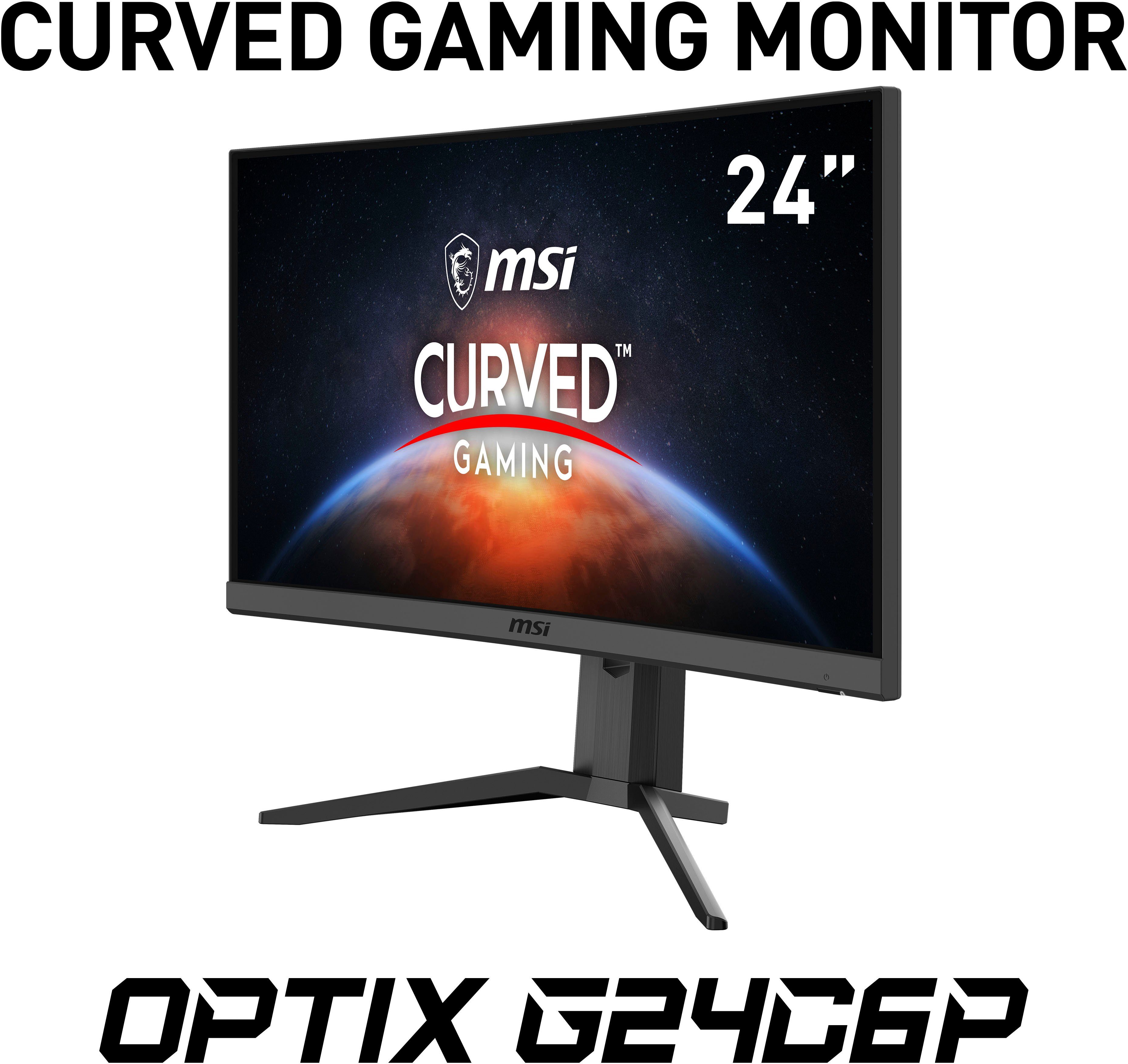 MSI Curved-gaming-ledscherm Optix G24C6P, 60 cm / 24", Full HD
