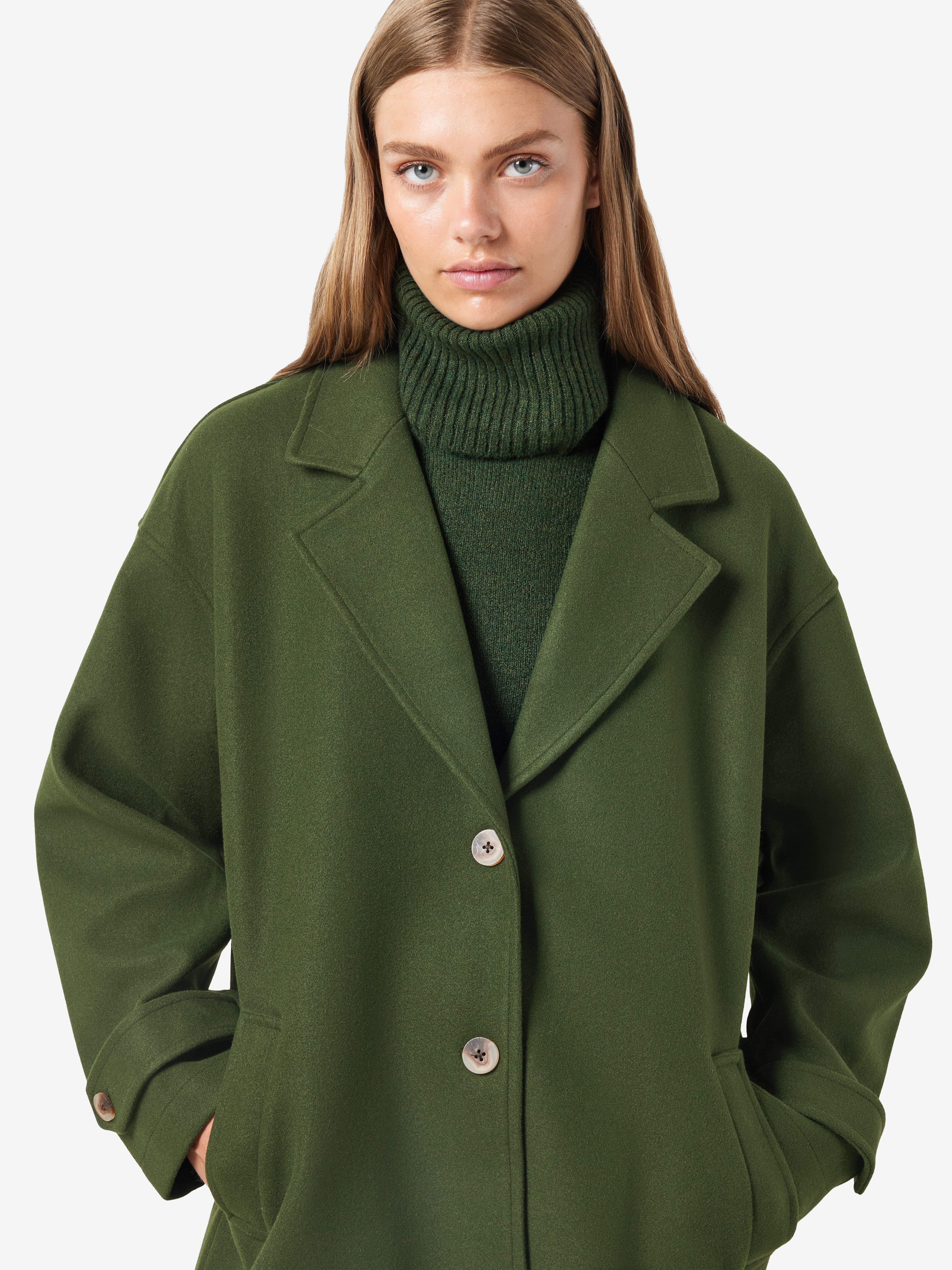 Noisy may Caban NMALICIA LS OVERSIZE BLAZER NOOS