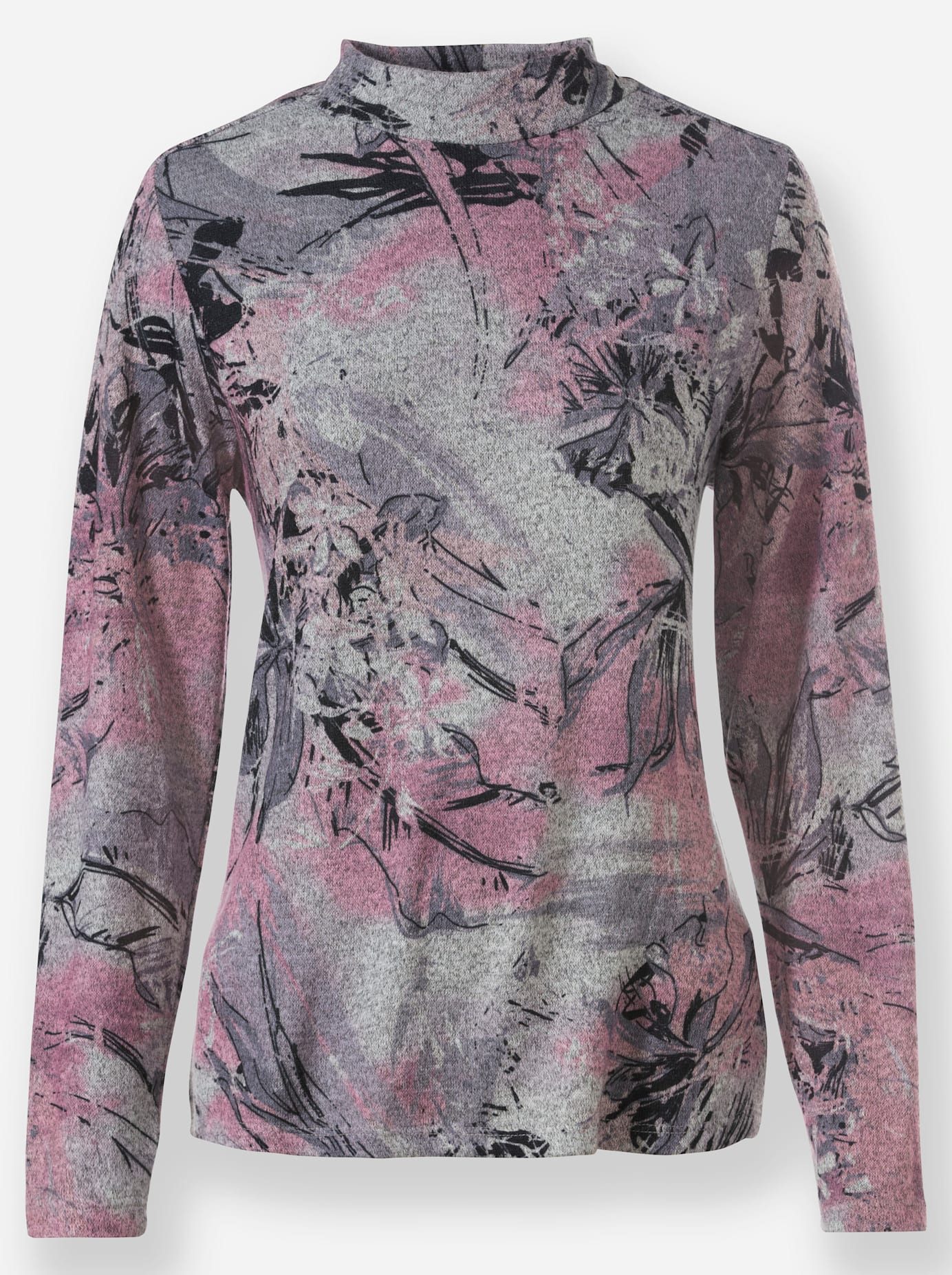 Classic Shirt met staande kraag Wintershirt (1-delig)
