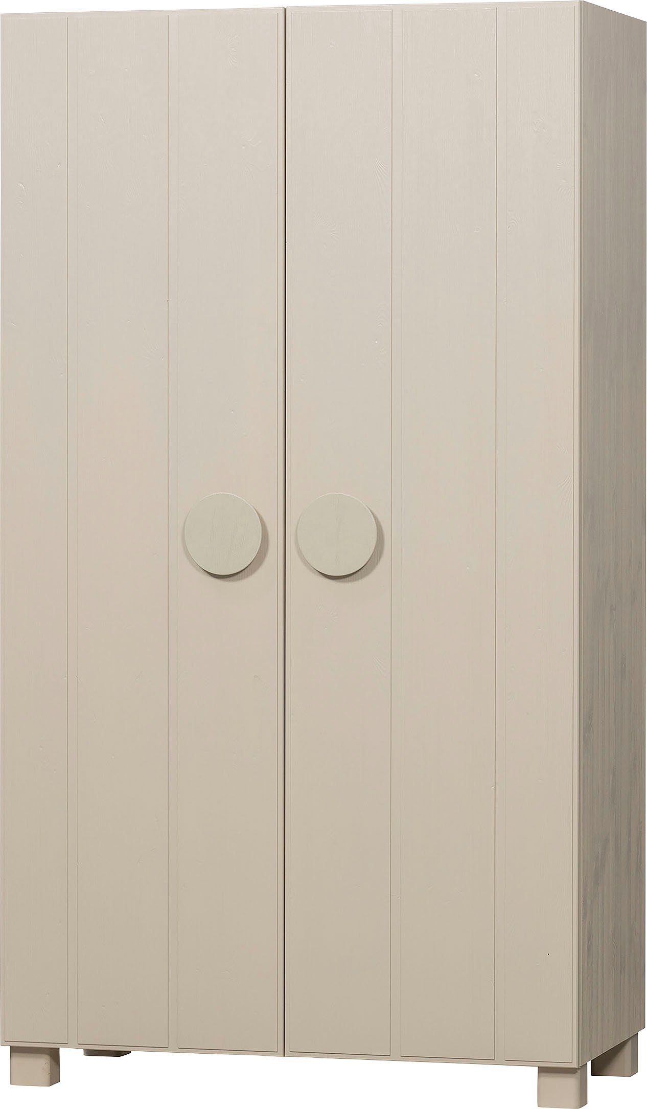 WOOOD Multifunctionele kast Noah Opbergkast, Hal kast met kledingstang, h 200 cm x b 110 cm