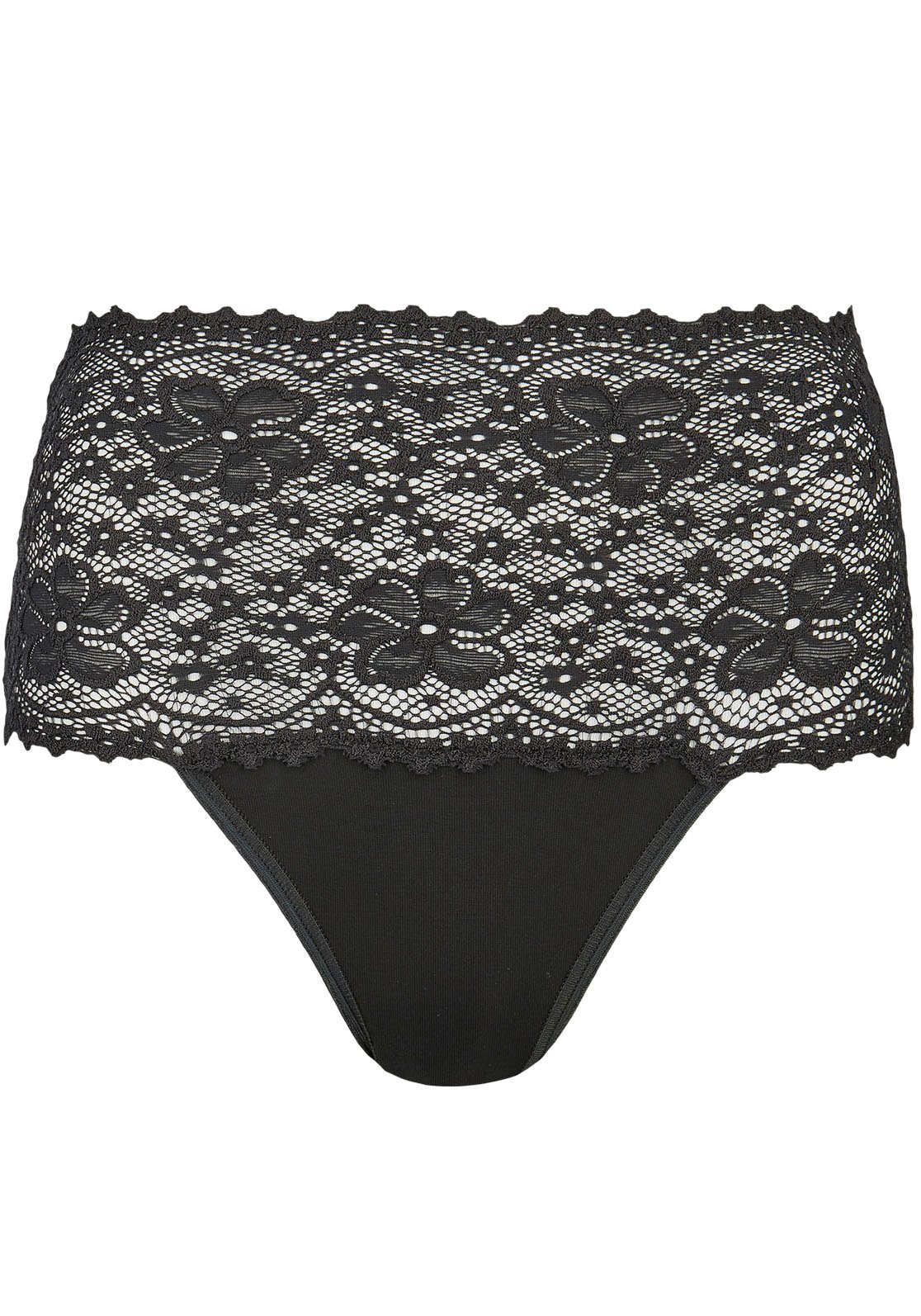 Nina Von C. Tailleslip "Millefleurs" met transparant, breed kantband (Set van 2)