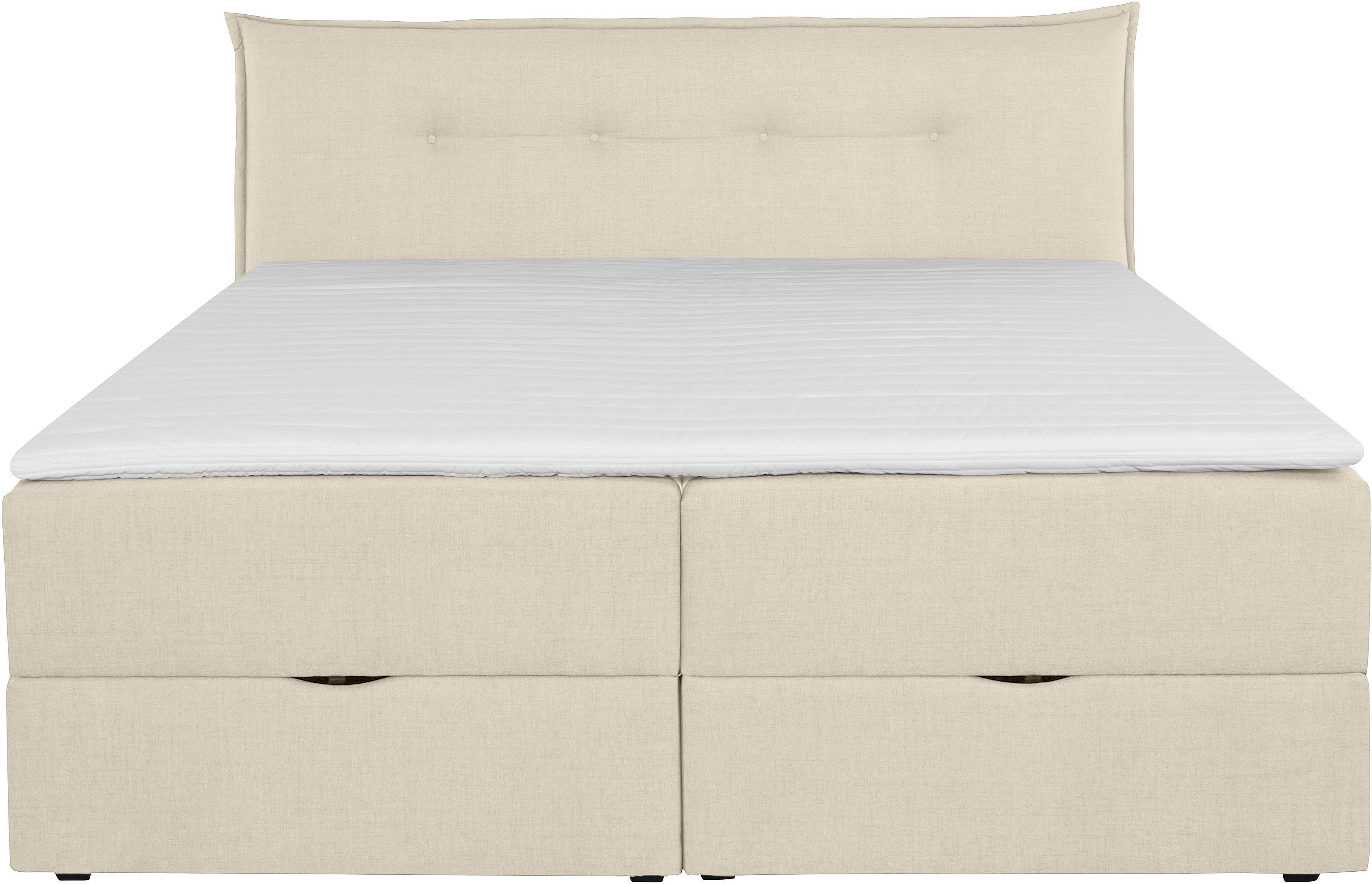 andas Boxspring Lichtgewicht inclusief bedkist & topmatras, in 4 breedten en 2 hardheden