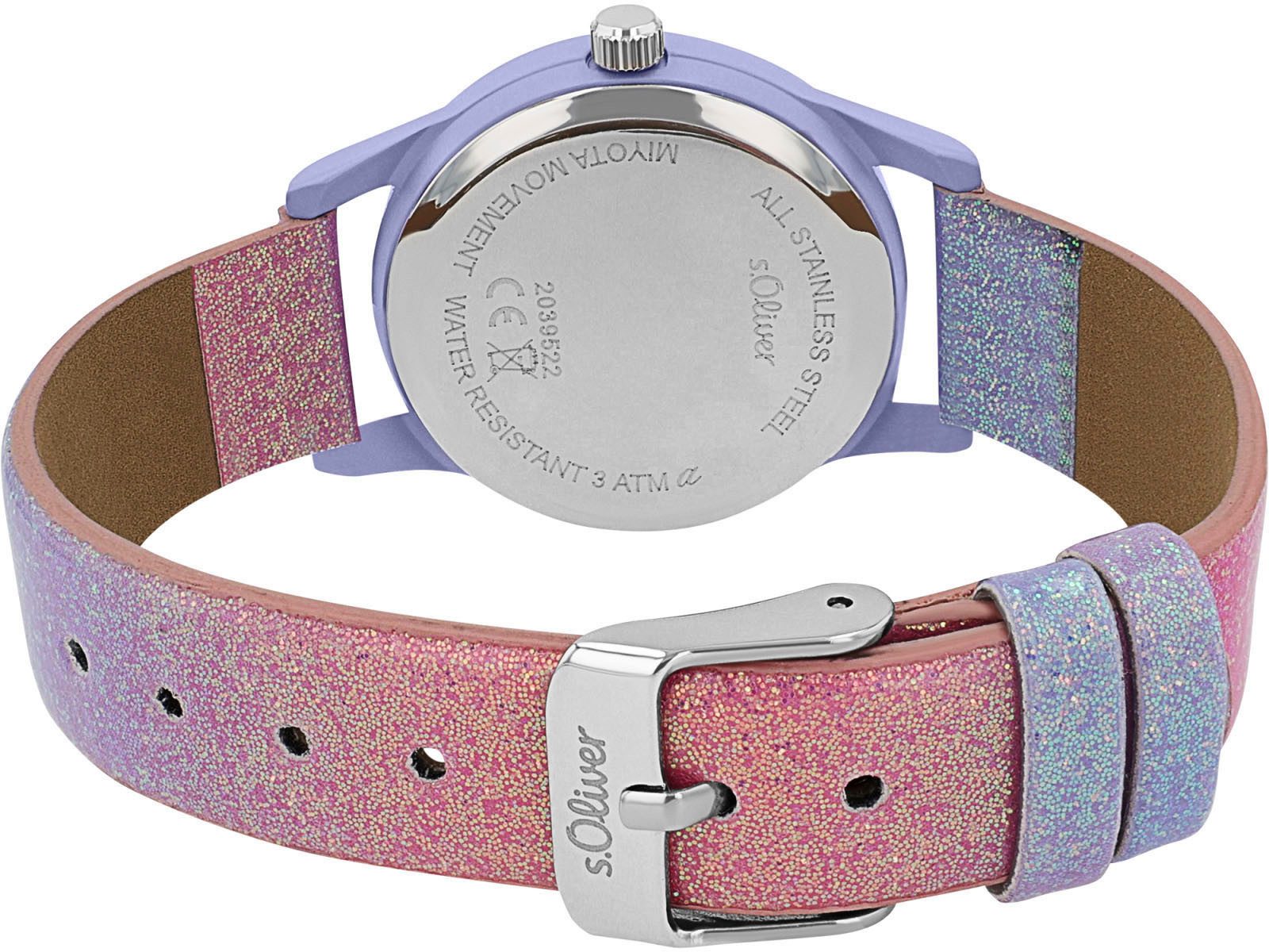 s.Oliver Kwartshorloge Polshorloge, kinderhorloge, meisjeshorloge, sterren, ideaal ook als cadeau