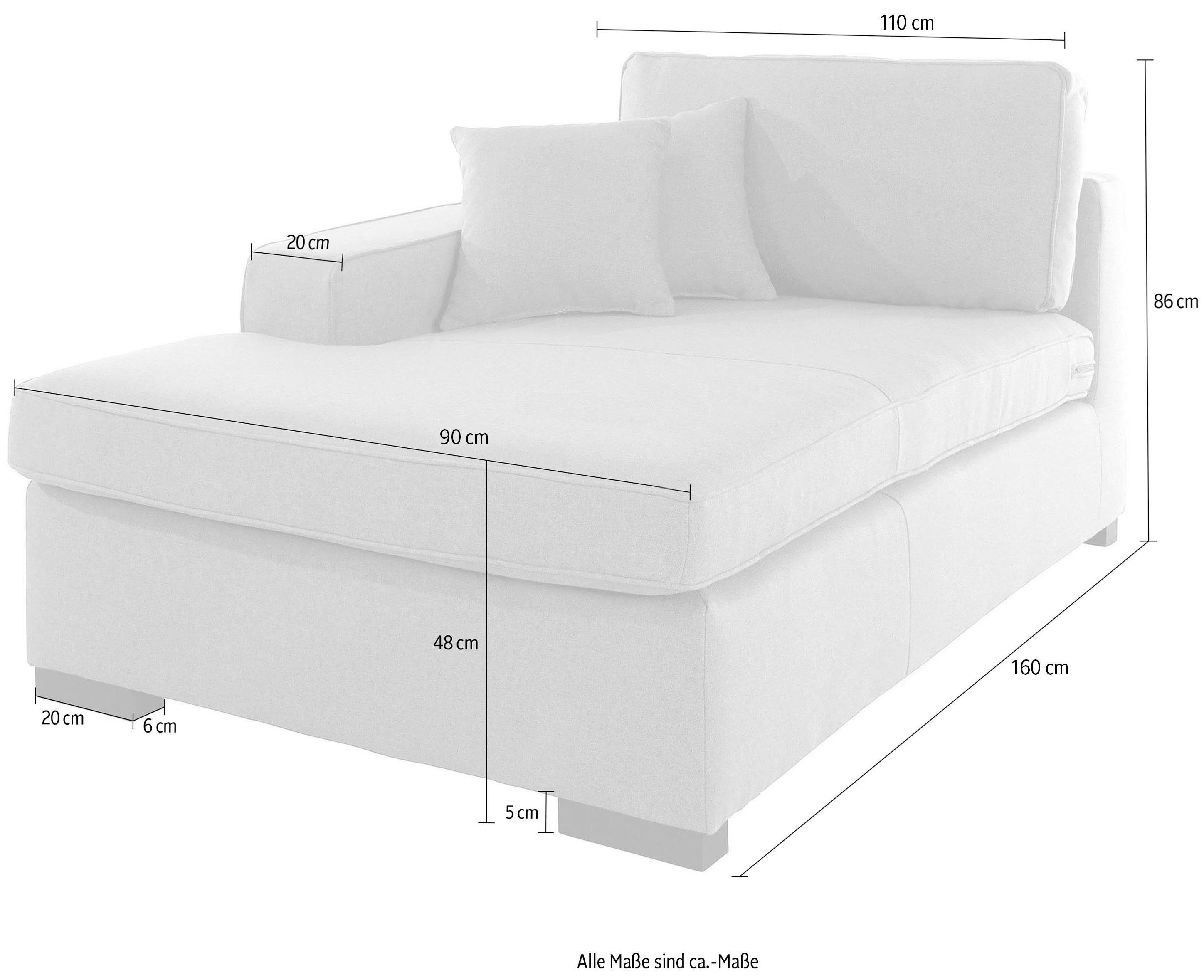 Guido Maria Kretschmer Home&Living Sofaelement Skara Module voor zelf samenstellen, in vele stofkwaliteiten