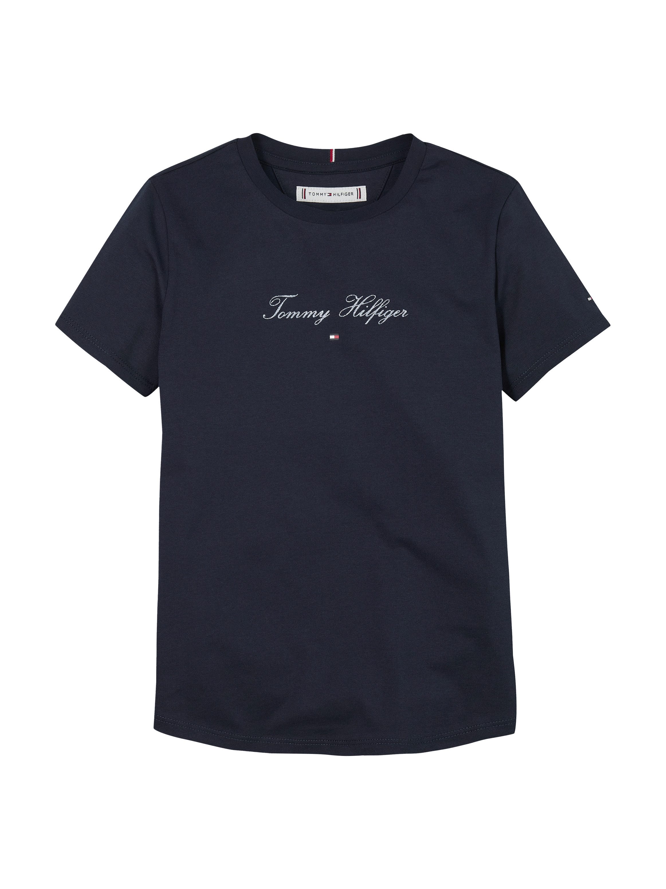 Tommy Hilfiger T-shirt met glinsterend opschrift