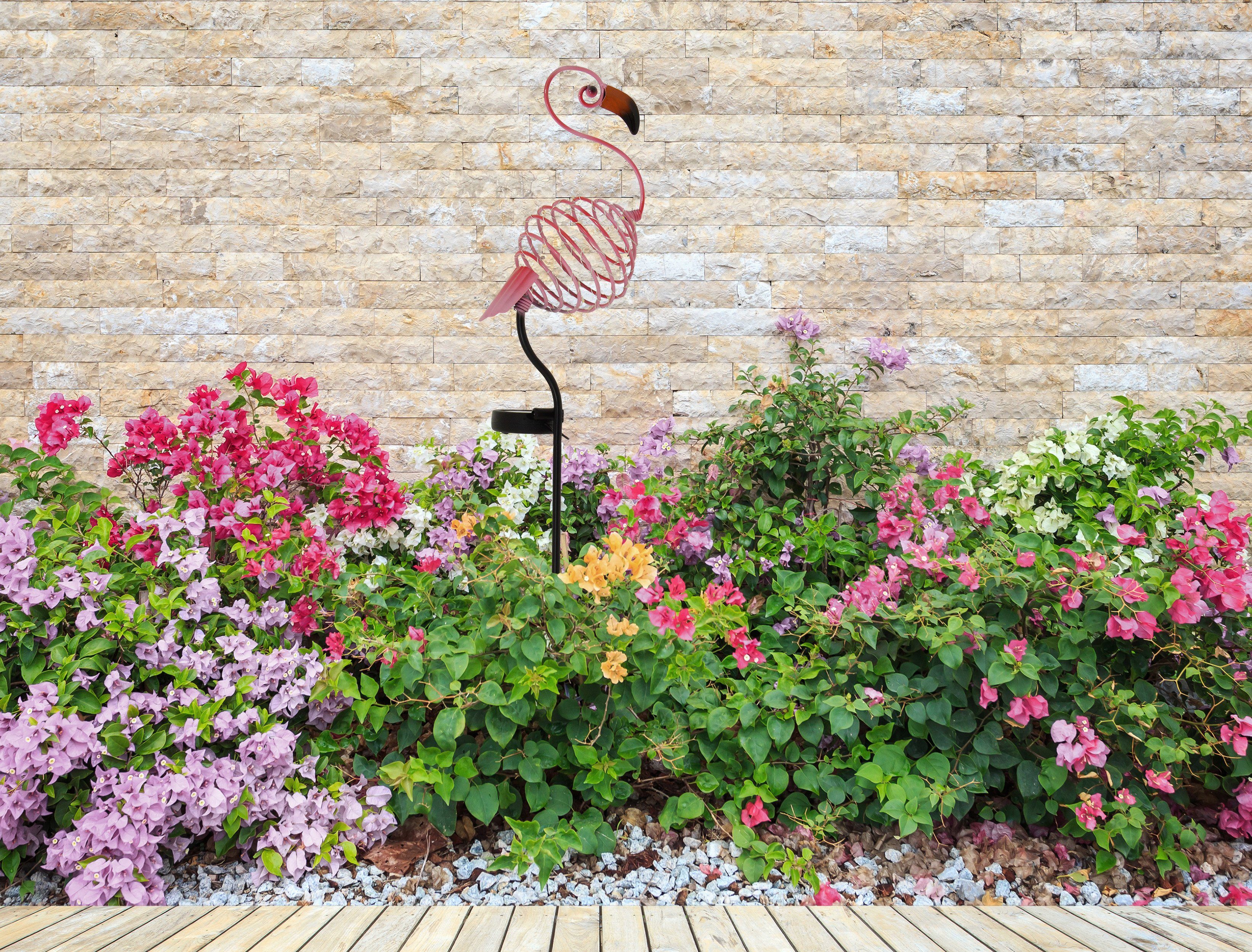 näve Led-tuinlamp Flamingo Led decoratief figuur,solarlamp 'flamingo', tuindecoratie,buitenlamp (1 stuk)