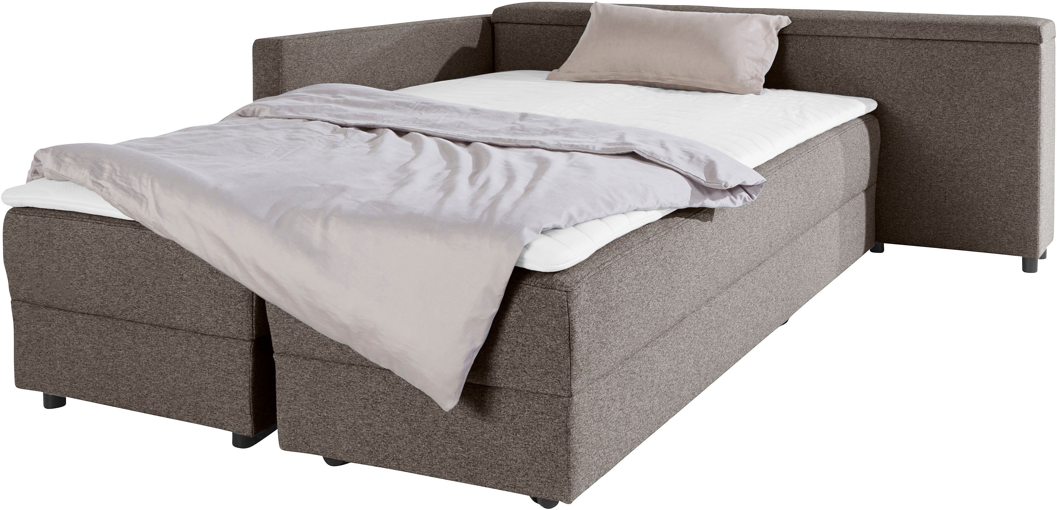 LOOKS BY WOLFGANG JOOP Hoekbank LooksIII L-vorm door draaifunctie tot bed verwisselbaar, inclusief opbergvak