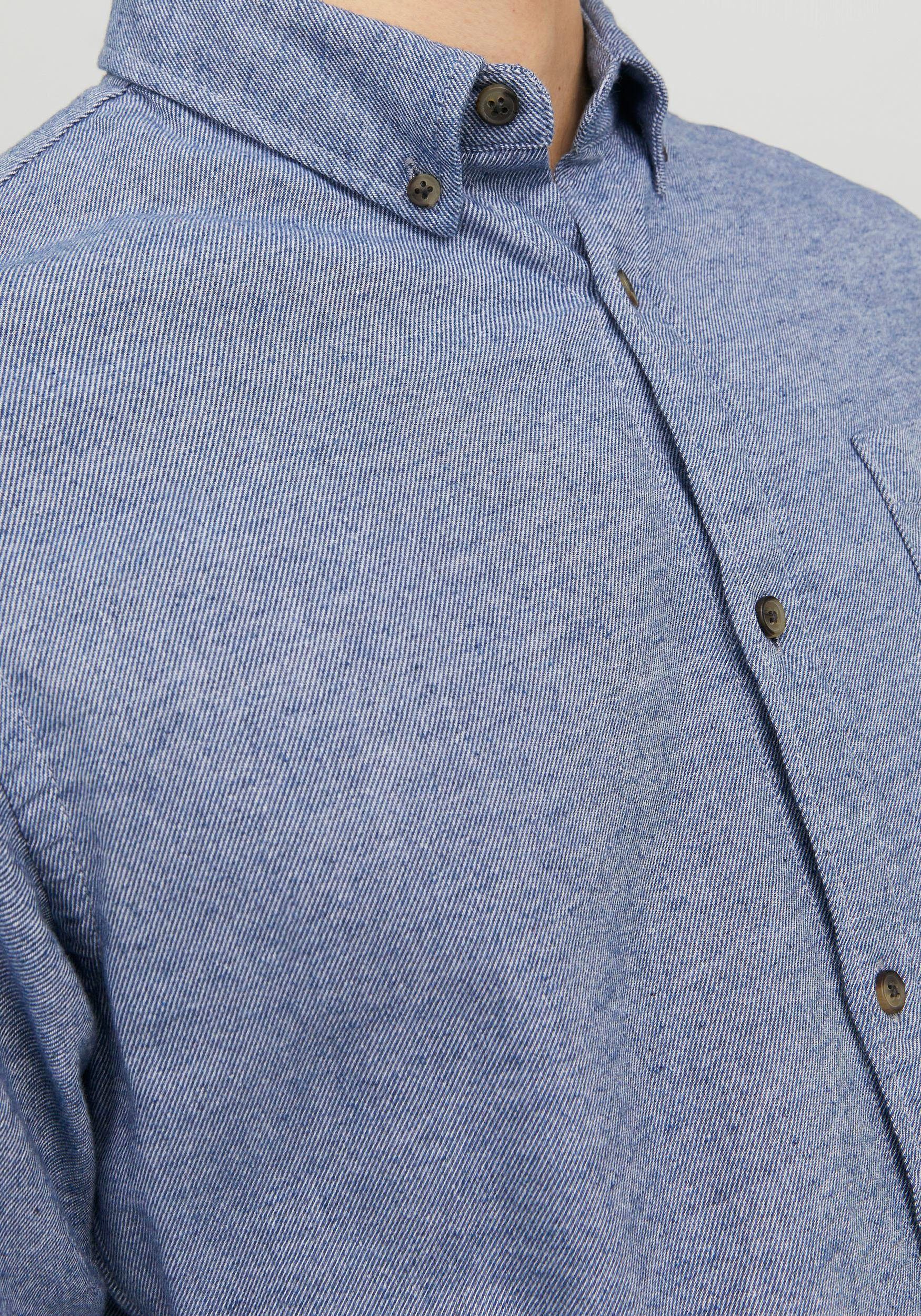 Jack & Jones Overhemd met lange mouwen JJECLASSIC MELANGE SHIRT LS SN