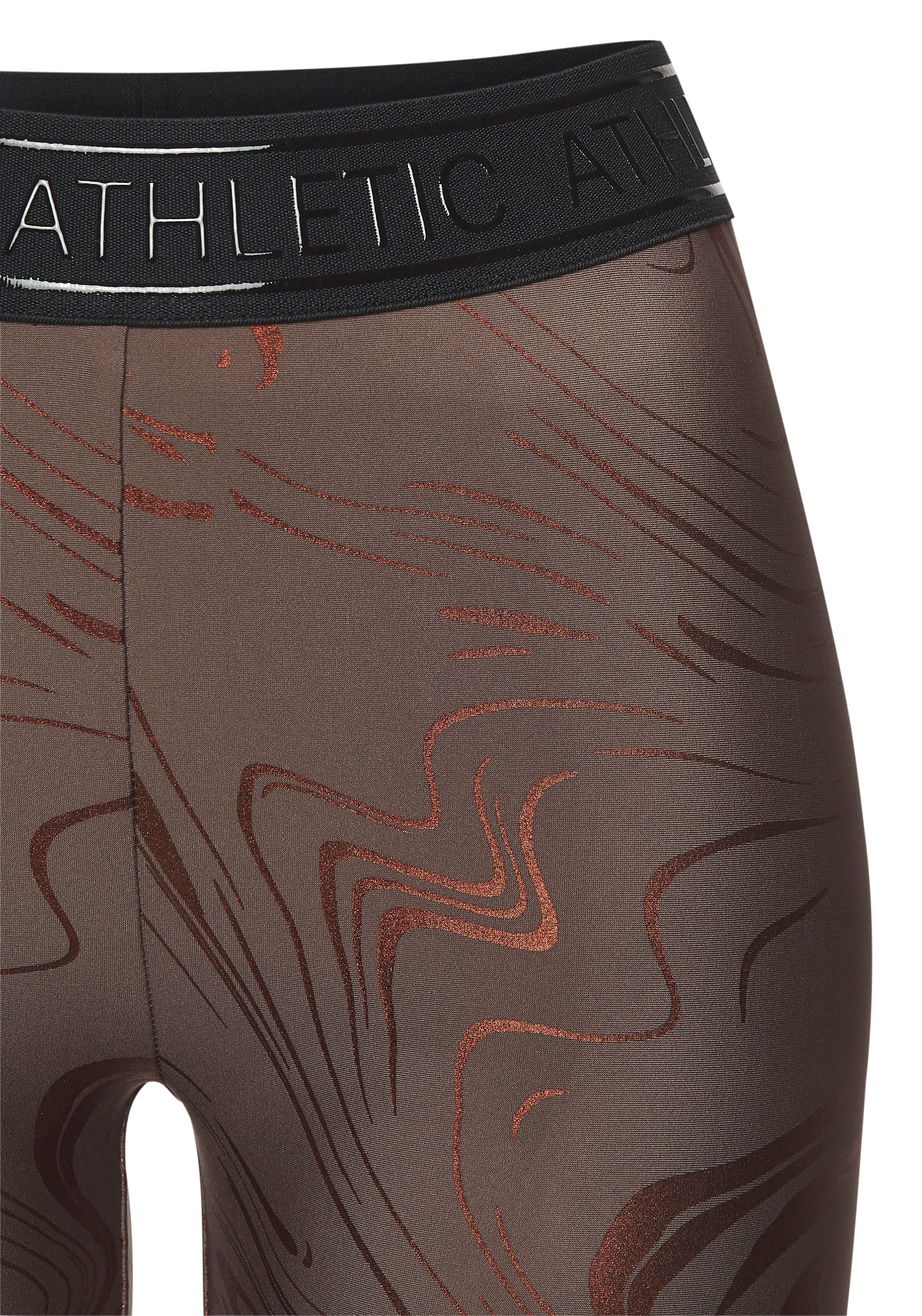 active by Lascana Functionele short FIETSBROEKJE met glanzende 3d-opdruk in de taille