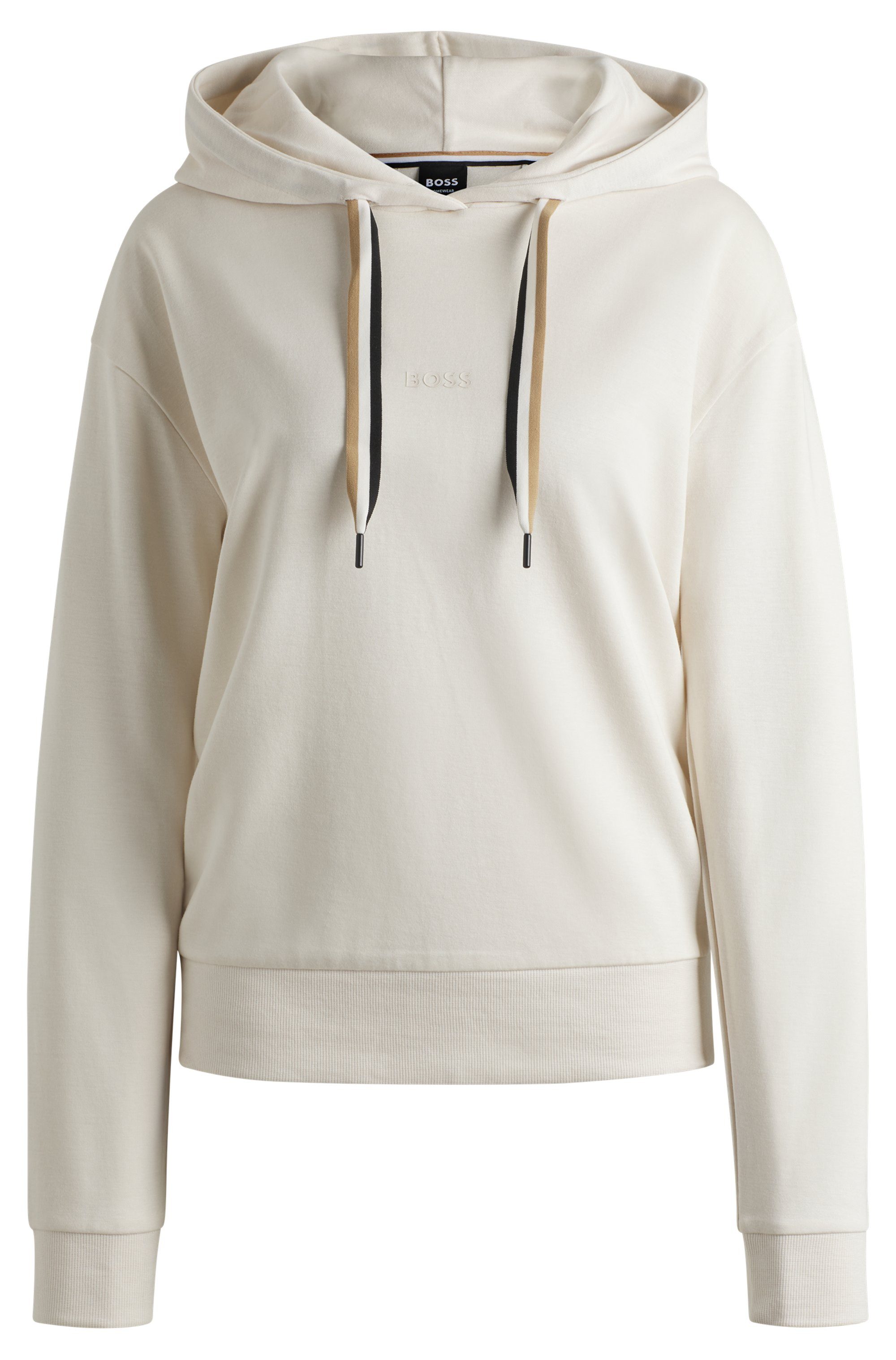 BOSS Hoodie CP Stripe_Hoodie met contrastkleurige koord